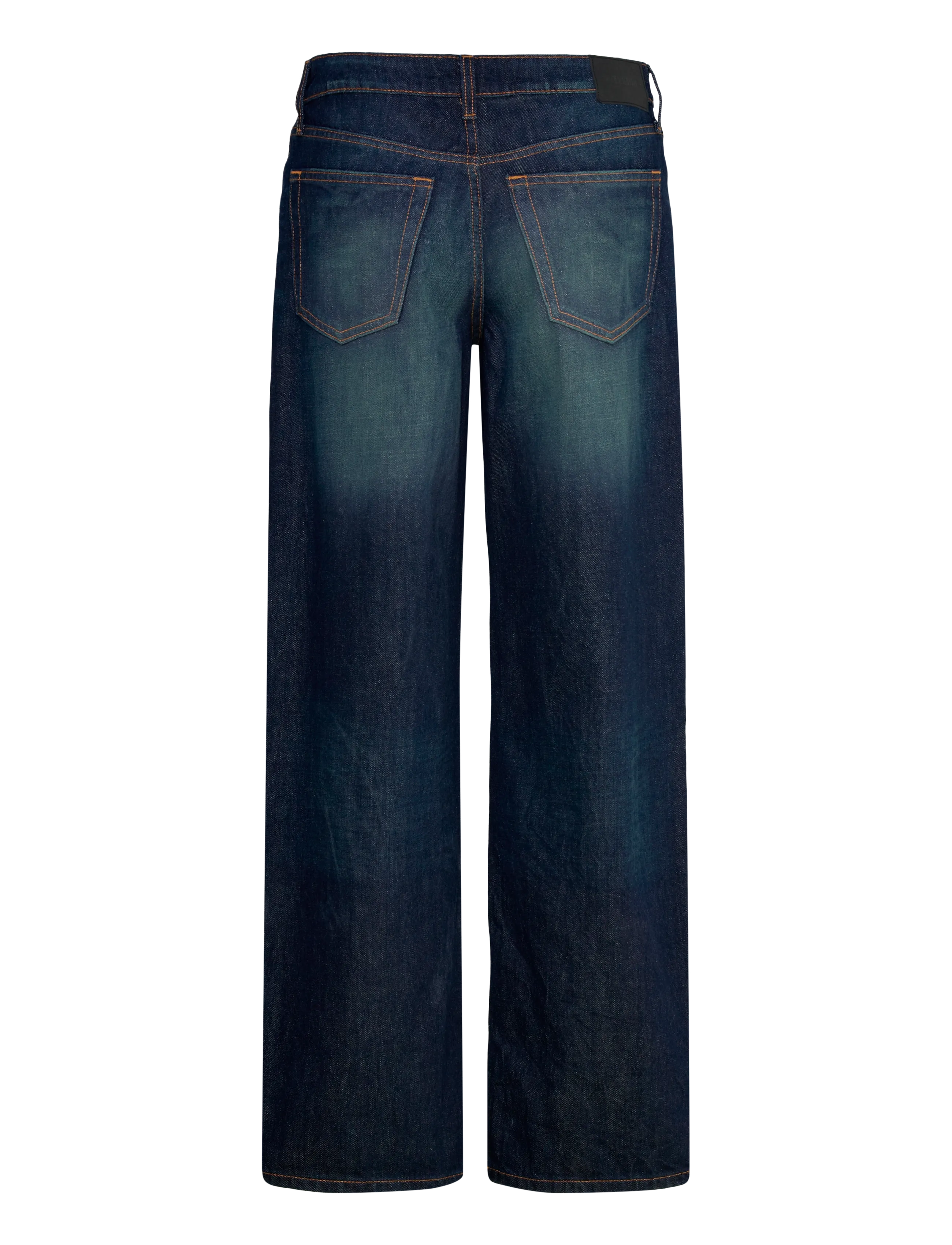 Weekday - Ample Low Rise Loose Wide Jeans - hosen mit weitem bein - rain blue - 1