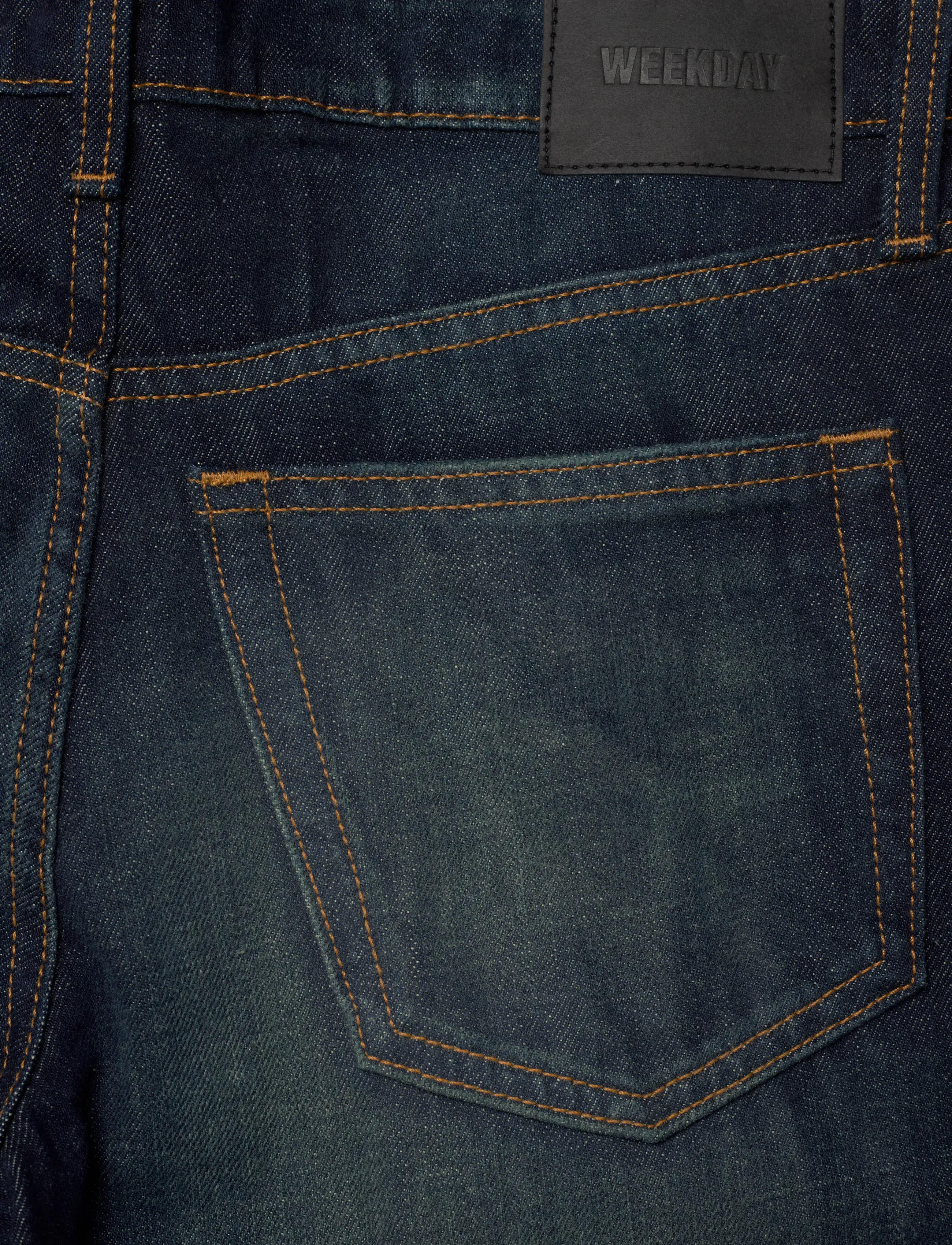 Weekday - Ample Low Rise Loose Wide Jeans - hosen mit weitem bein - rain blue - 4