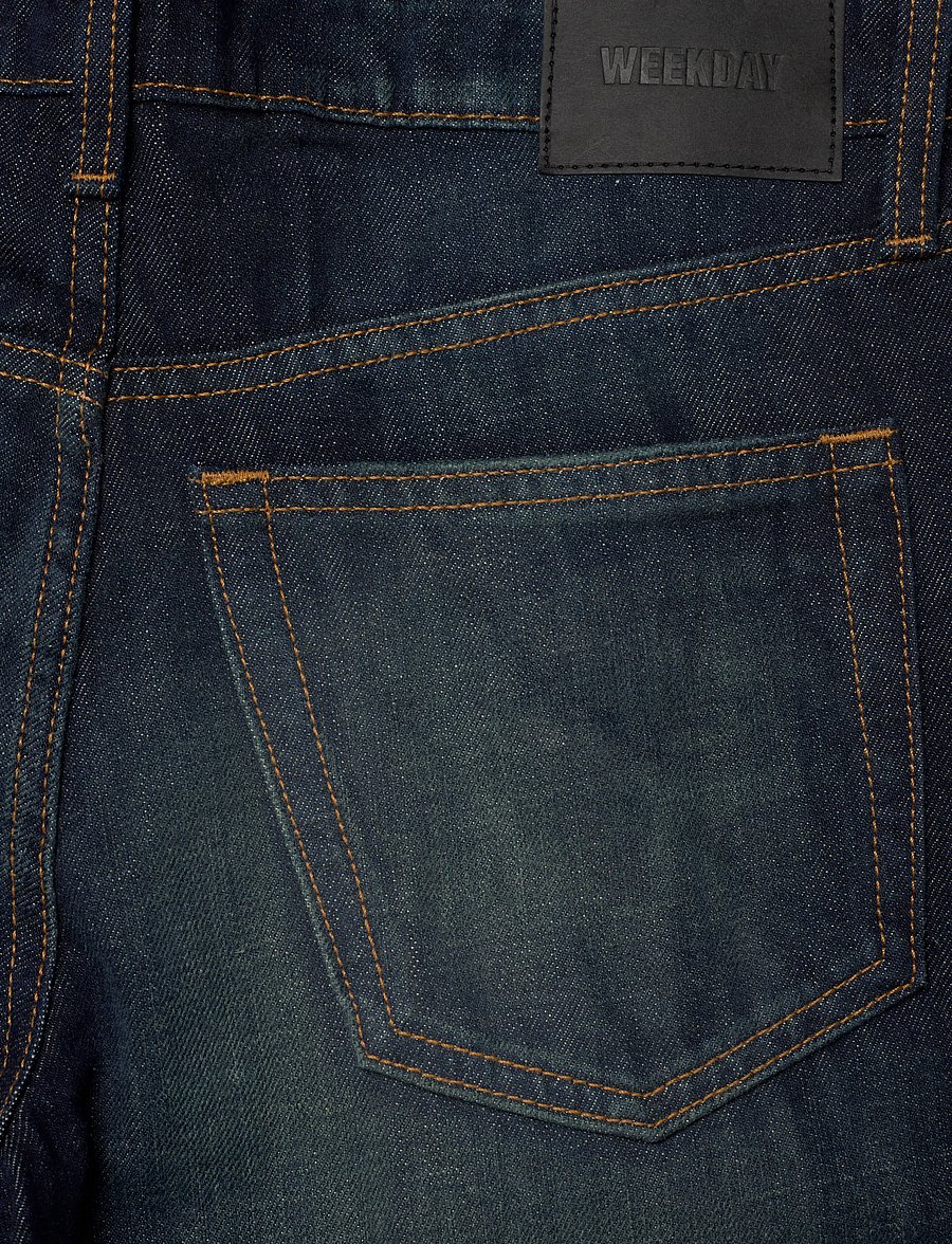 Weekday - Ample Low Rise Loose Wide Jeans - hosen mit weitem bein - rain blue - 4