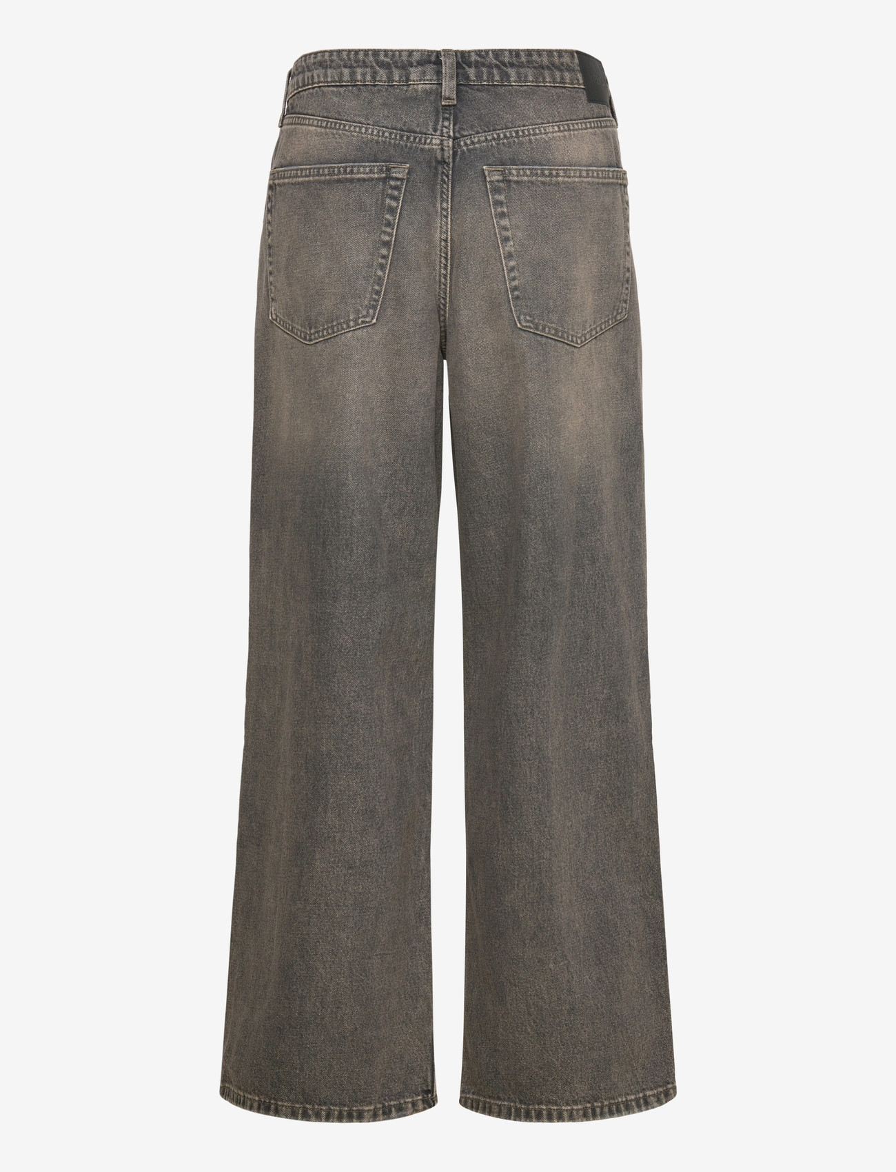 Weekday - Ample Low Rise Loose Wide Jeans - hosen mit weitem bein - redondo black - 2