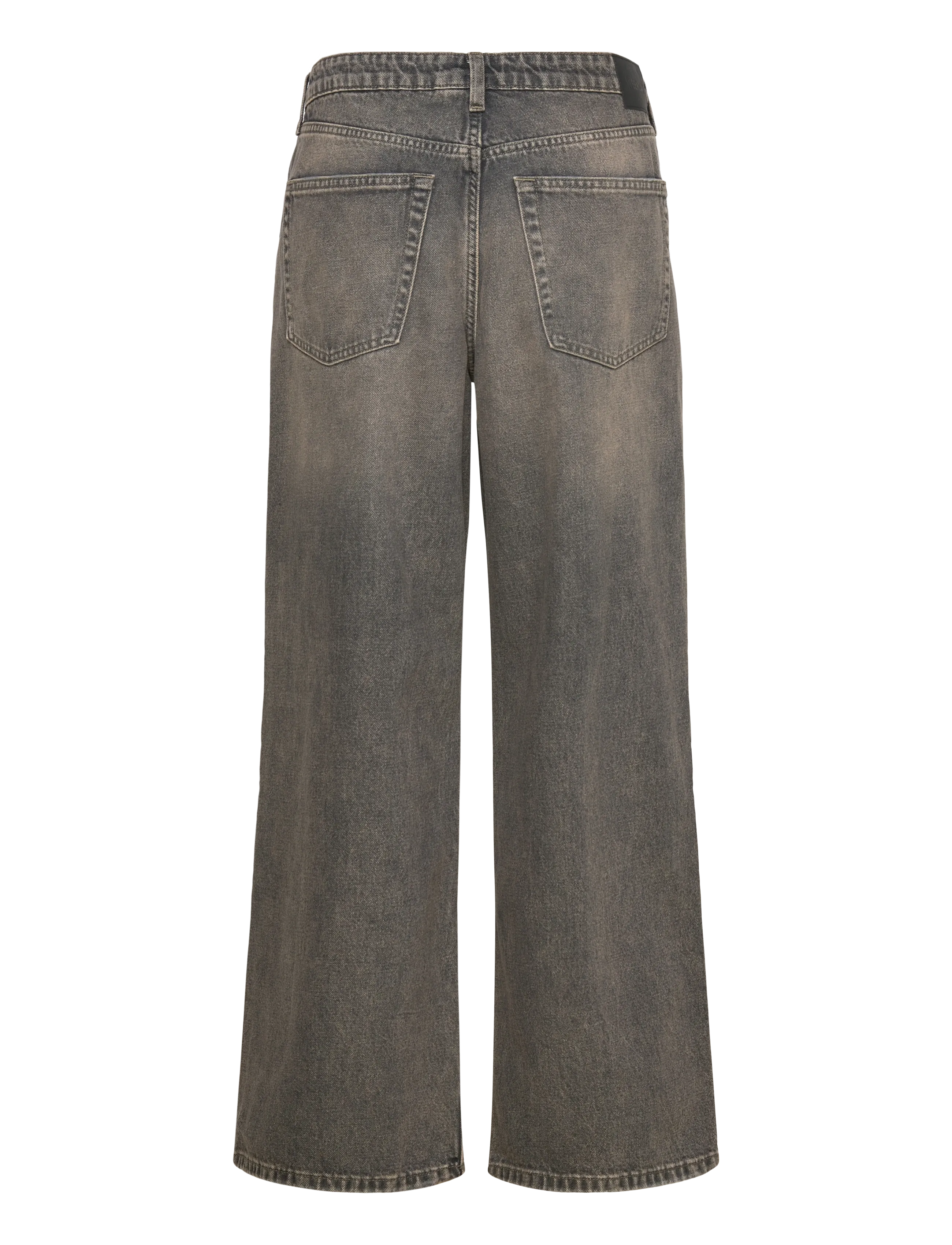 Weekday - Ample Low Rise Loose Wide Jeans - brede jeans - redondo black - 2