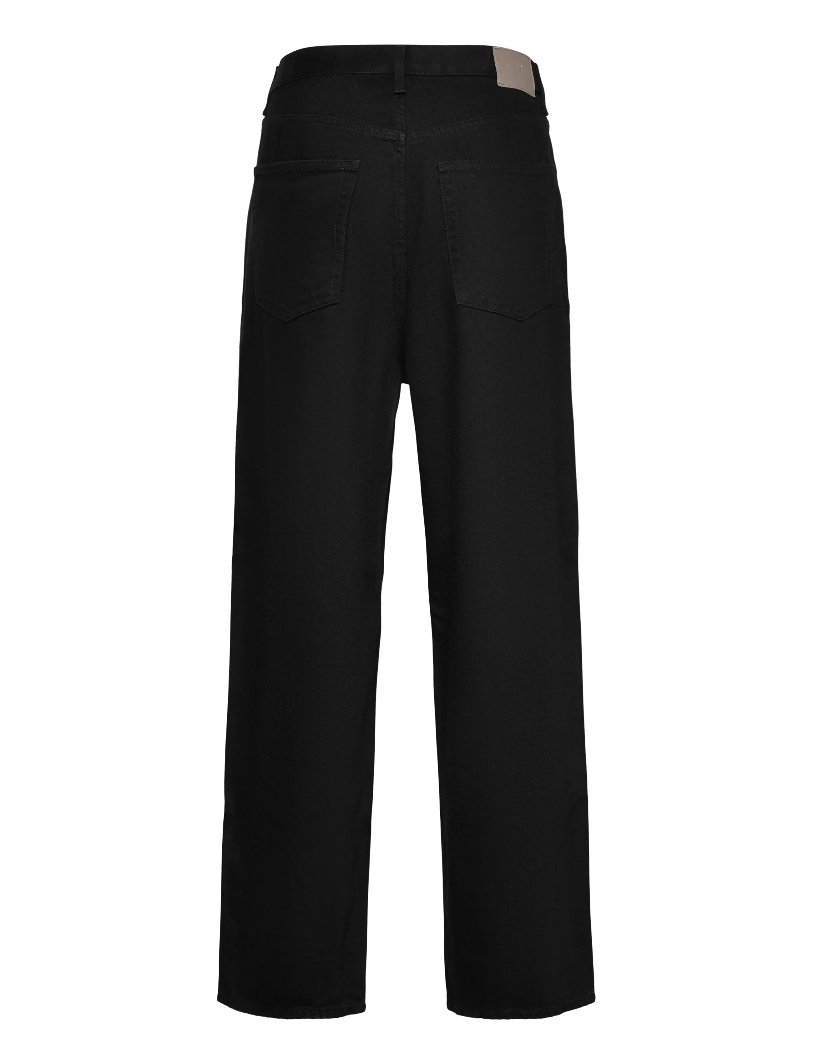 Weekday - Astro Mid Rise Loose Baggy Unisex Jeans - loose jeans - black rinse - 2