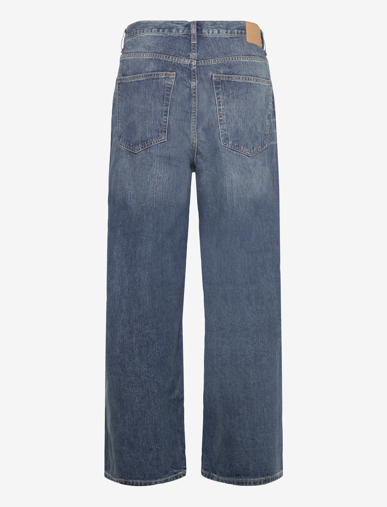 Weekday - Astro Mid Rise Loose Baggy Unisex Jeans - loose jeans - blue hymn - 2