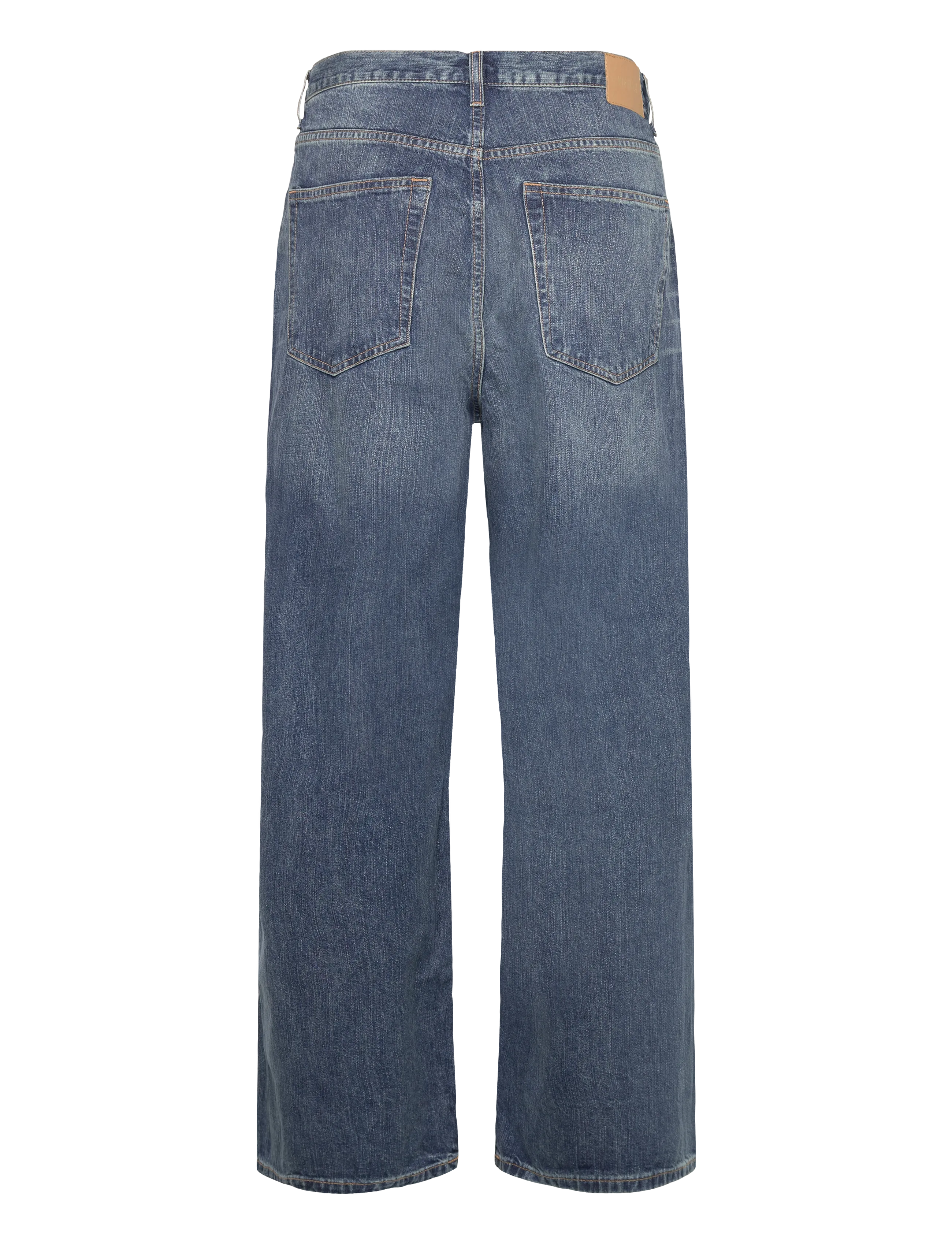 Weekday - Astro Mid Rise Loose Baggy Unisex Jeans - alt laienevad teksad - blue hymn - 2