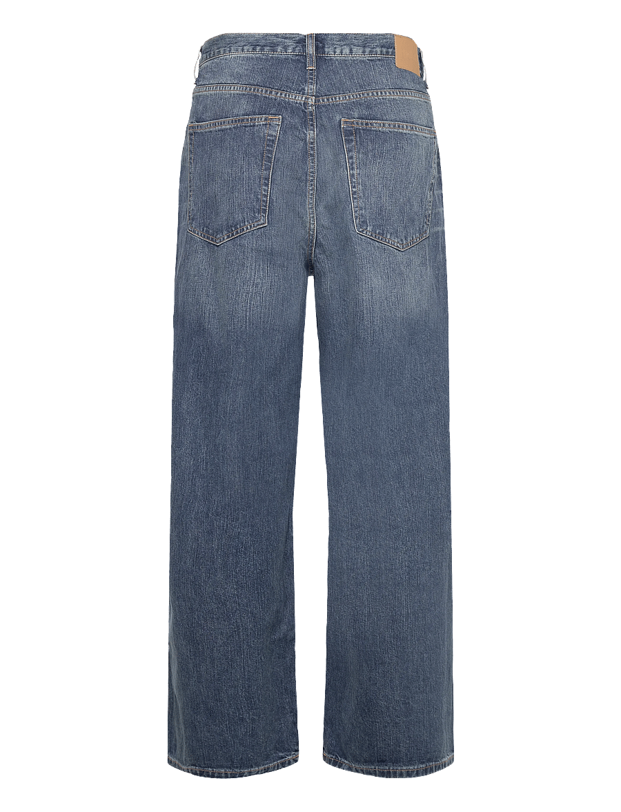 Weekday - Astro Mid Rise Loose Baggy Unisex Jeans - loose jeans - blue hymn - 1