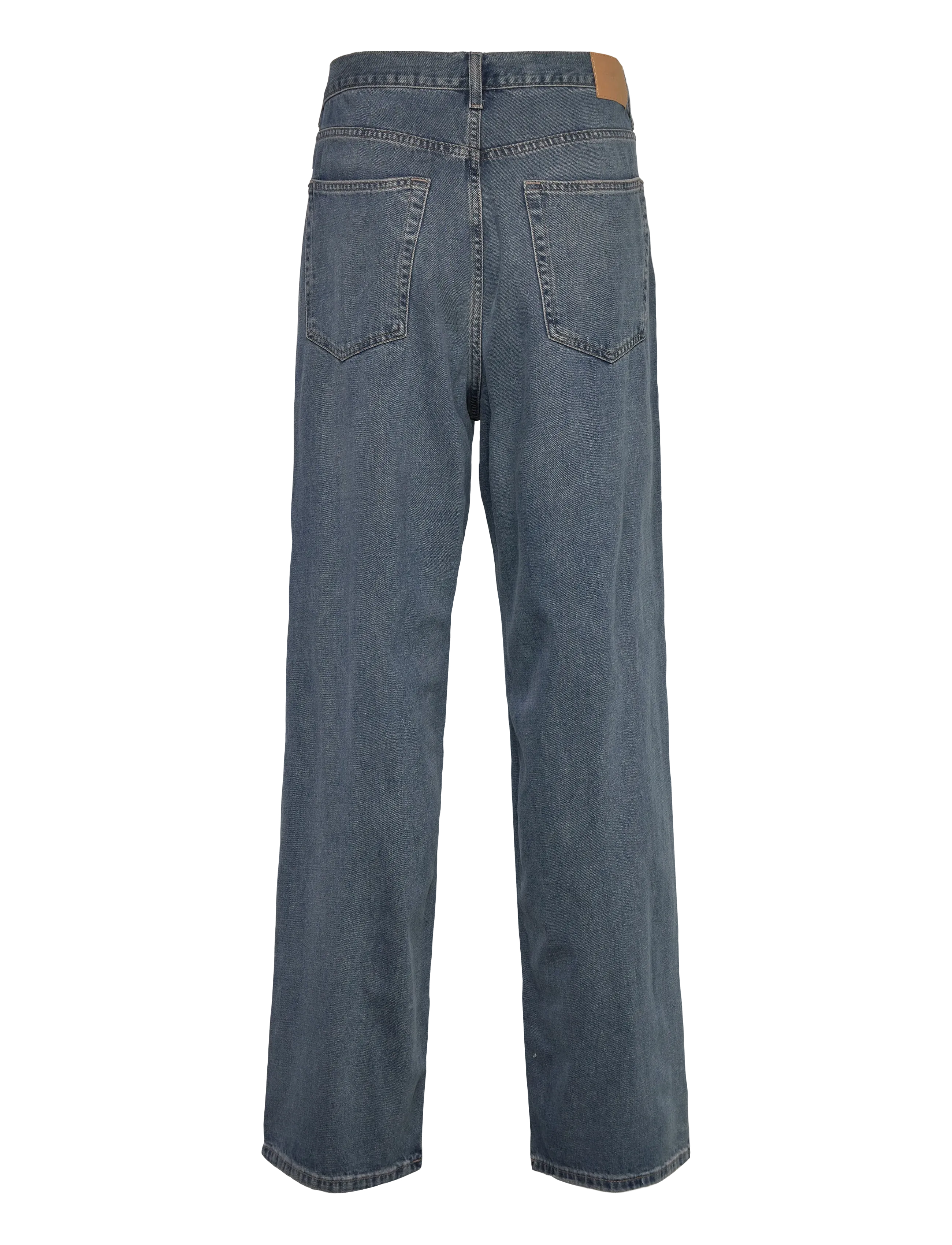 Weekday - Astro Mid Rise Loose Baggy Unisex Jeans - loose jeans - blue one - 1