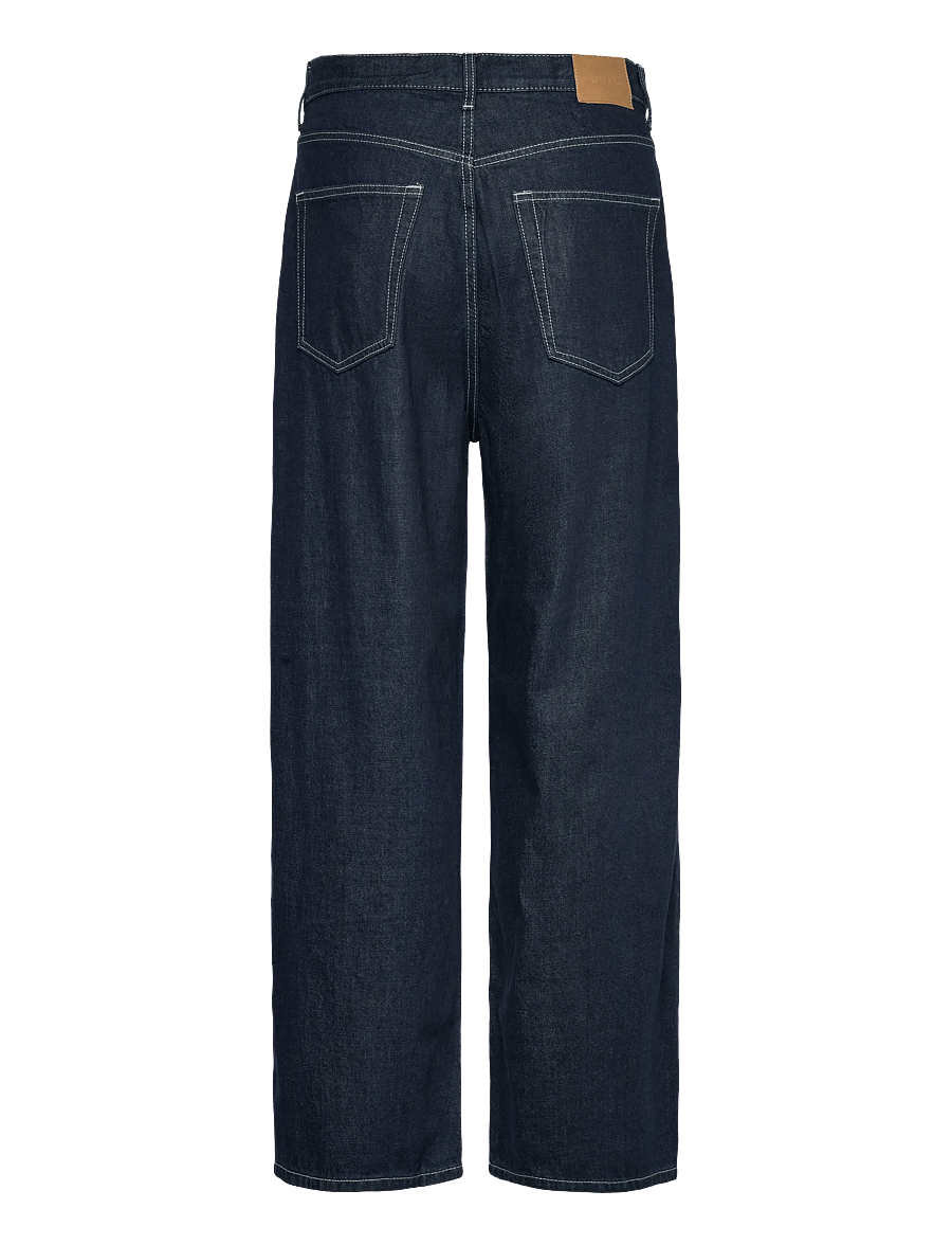 Weekday - Astro Mid Rise Loose Baggy Leg Unisex Jeans - brīvi džinsi - blue rinse - 1