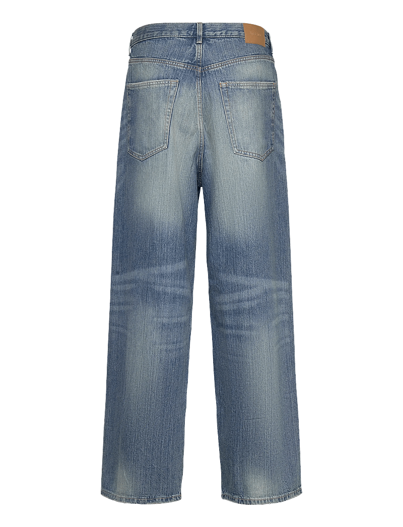 Weekday - Astro Mid Rise Loose Baggy Leg Jeans - hosen mit weitem bein - blue stream - 1