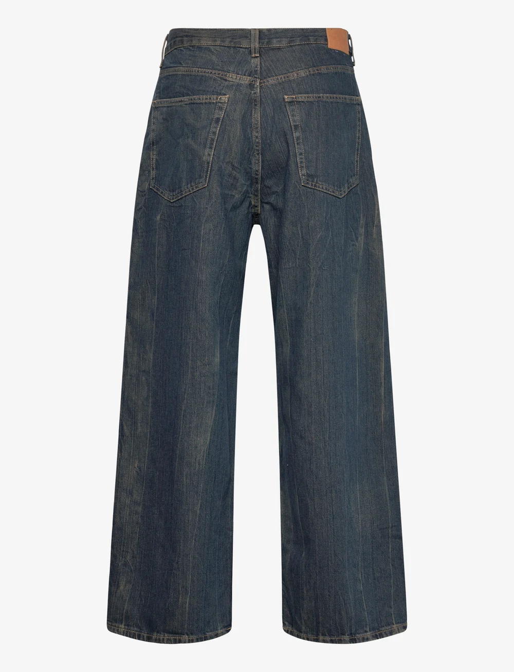 Weekday - Astro Loose Baggy Leg Jeans - džinsi ar platiem galiem - como blue - 1