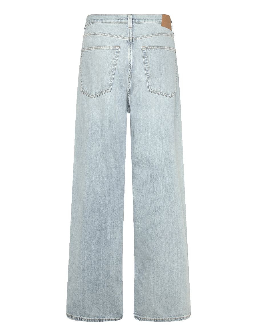 Weekday - Astro Mid Rise Loose Baggy Leg Unisex Jeans - loose jeans - dream blue - 1