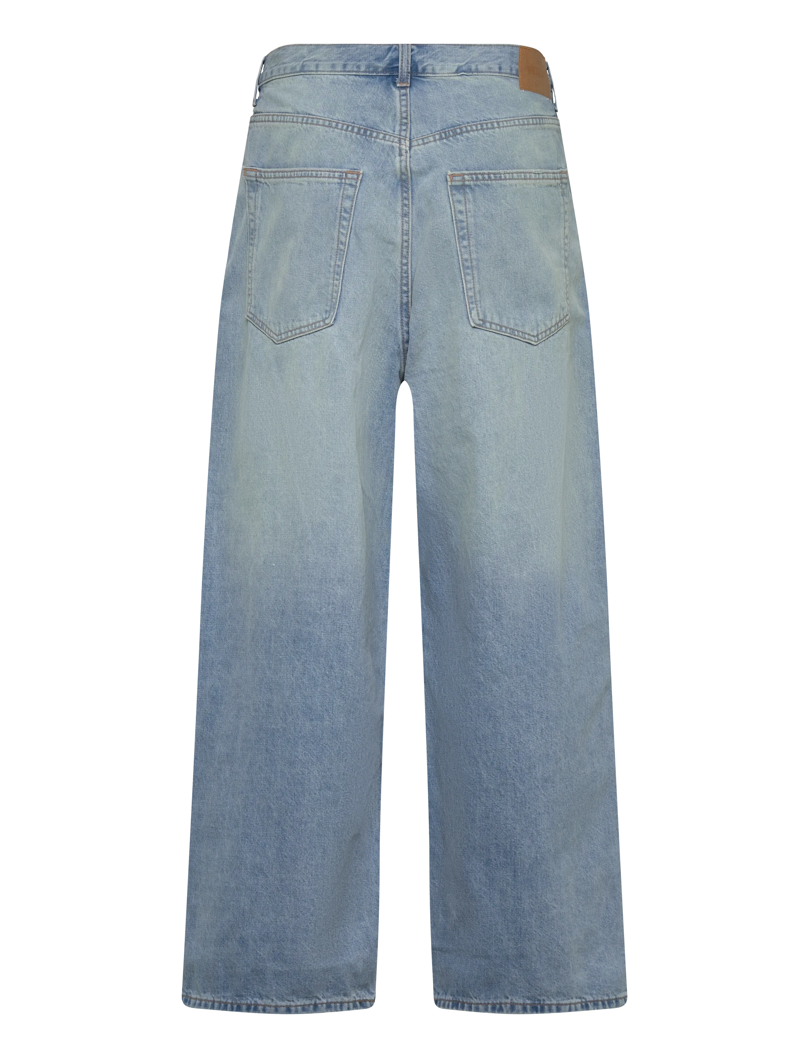 Weekday - Astro Mid Rise Loose Baggy Unisex Jeans - loose jeans - kimberley blue - 1