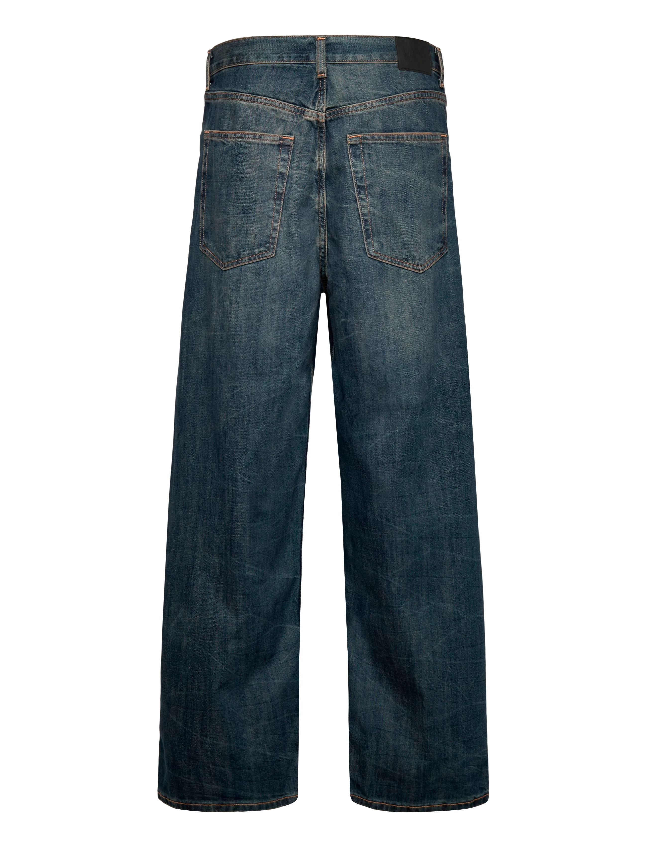 Weekday - Astro Mid Rise Loose Baggy Unisex Jeans - loose jeans - marina blue - 1
