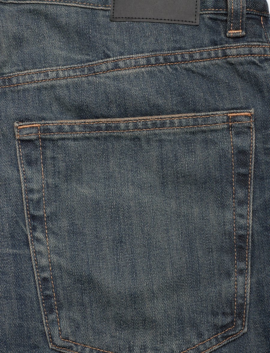 Weekday - Astro Mid Rise Loose Baggy Unisex Jeans - loose jeans - marina blue - 4