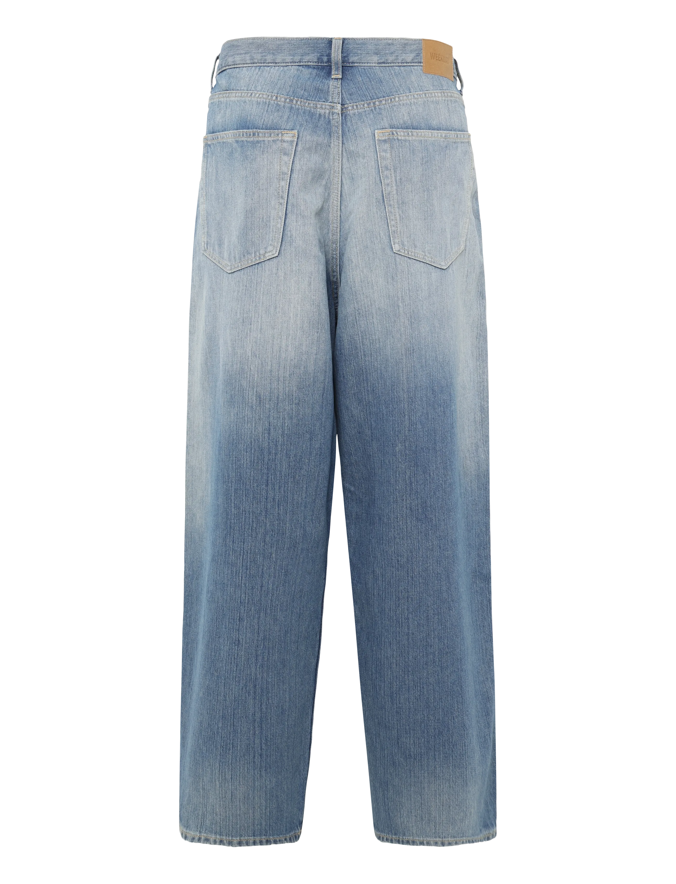 Weekday - Astro Mid Rise Loose Baggy Unisex Jeans - loose jeans - saddle blue - 1