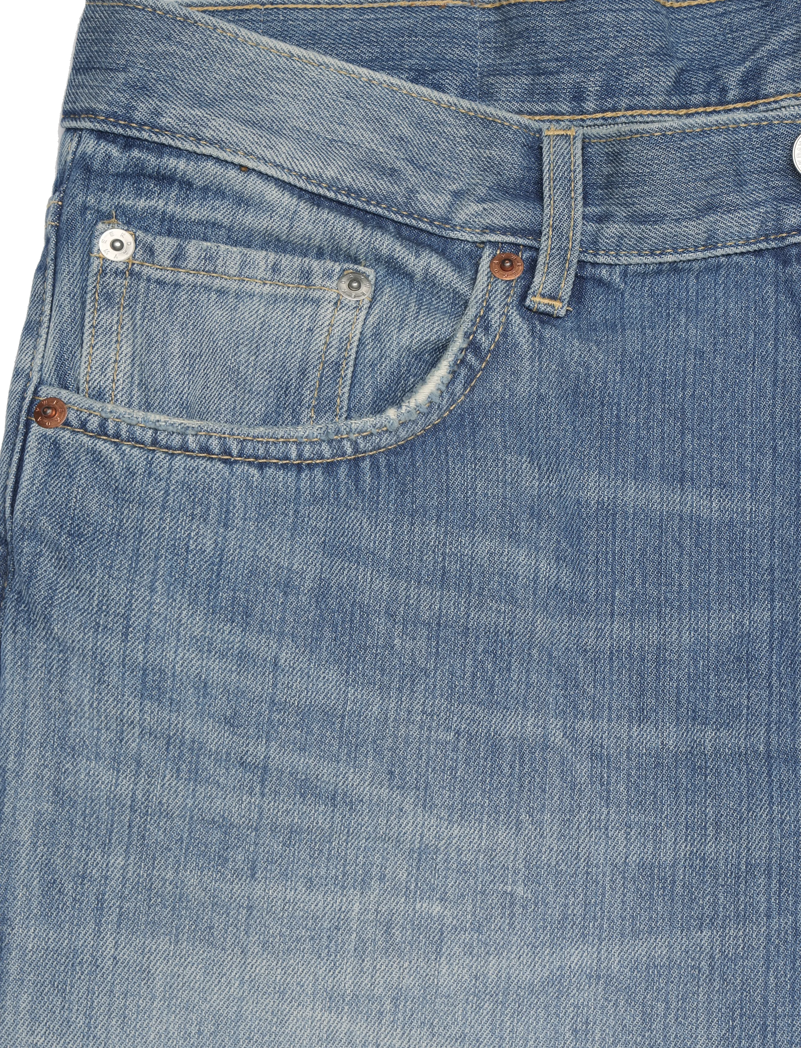 Weekday - Astro Mid Rise Loose Baggy Unisex Jeans - loose jeans - saddle blue - 2