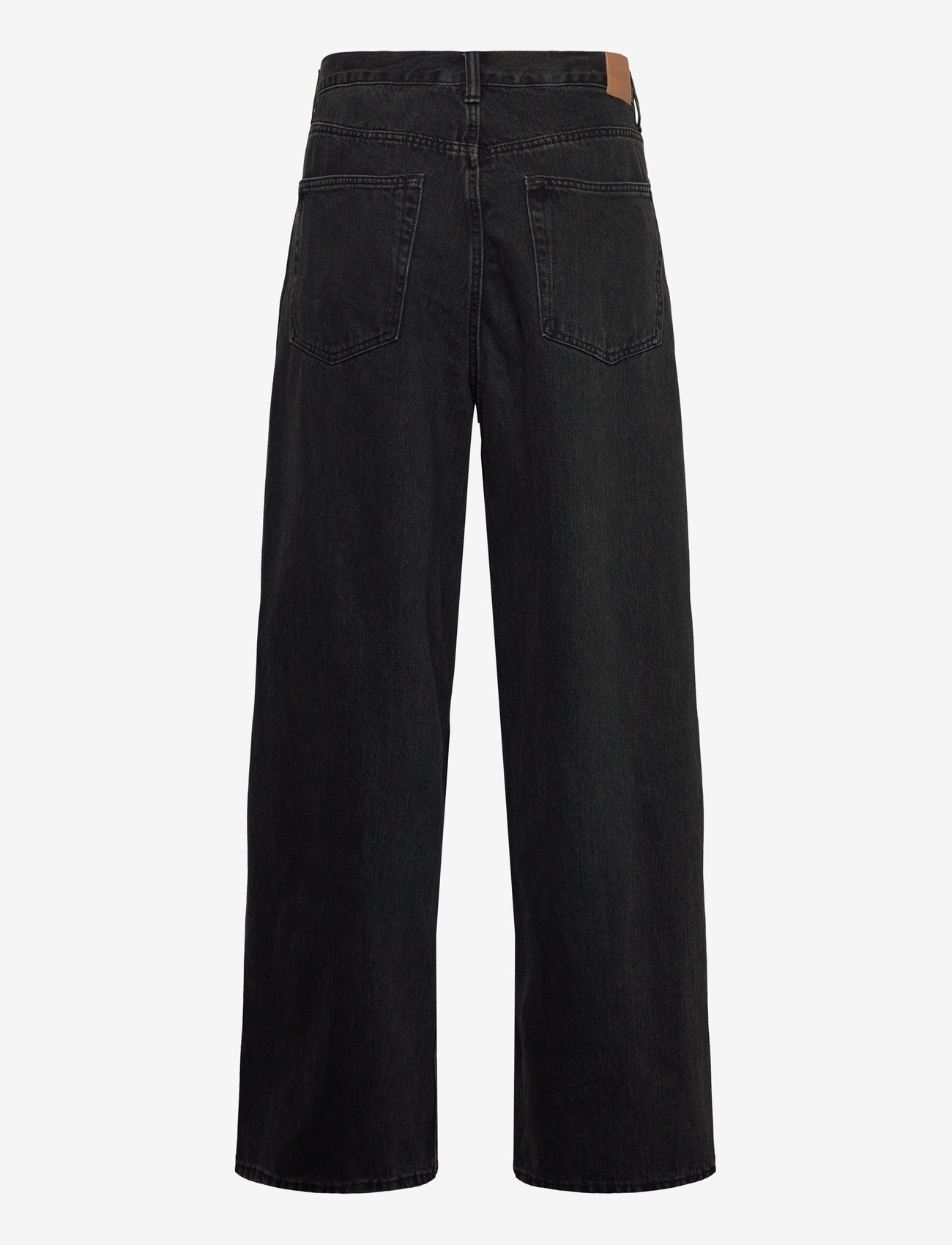 Weekday - Astro Mid Rise Loose Baggy Leg Jeans - hosen mit weitem bein - tuned black - 3