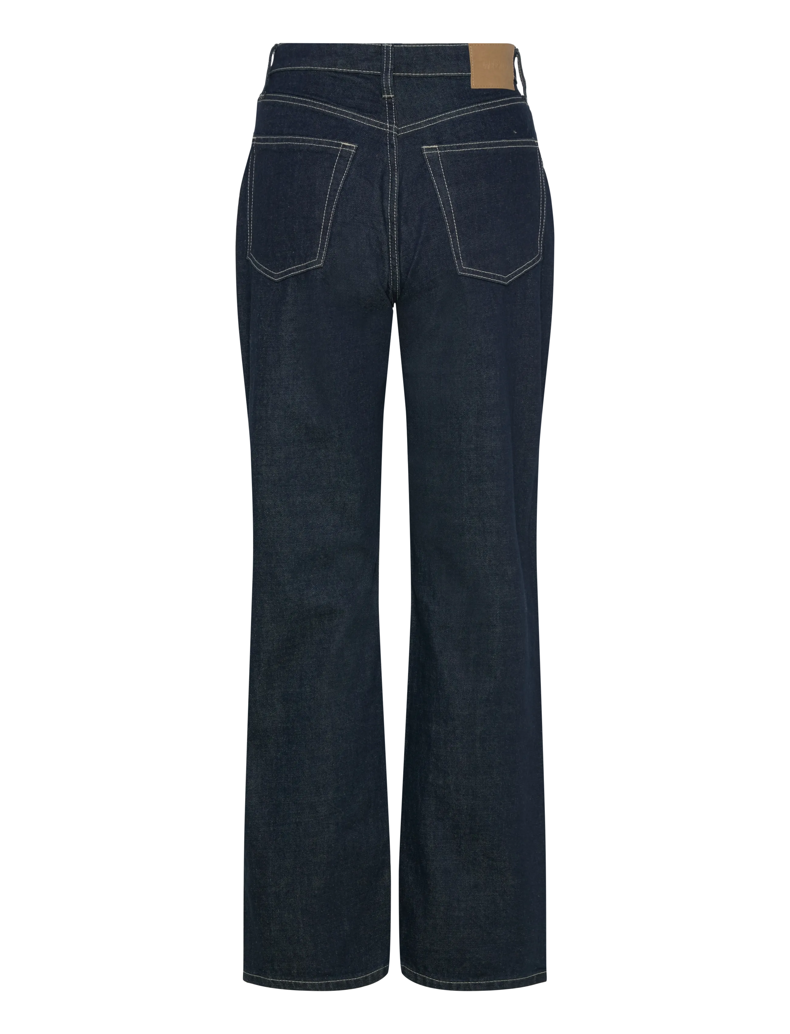 Weekday - Resolute Curve High Waisted Regular Straight Jeans - straight jeans - blue rinse - 1