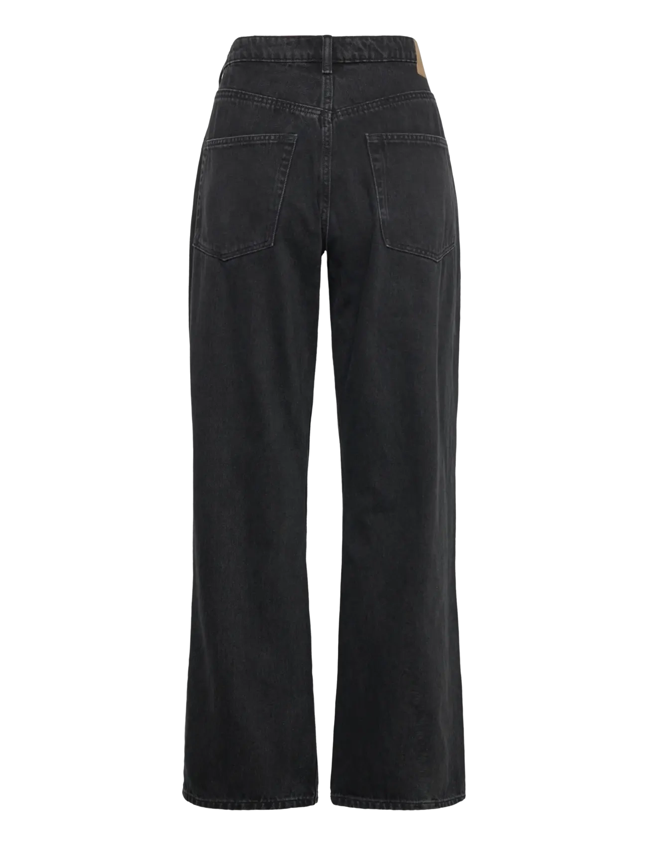 Weekday - Resolute Curve High Waisted Regular Straight Jeans - straight jeans - tuned black - 1
