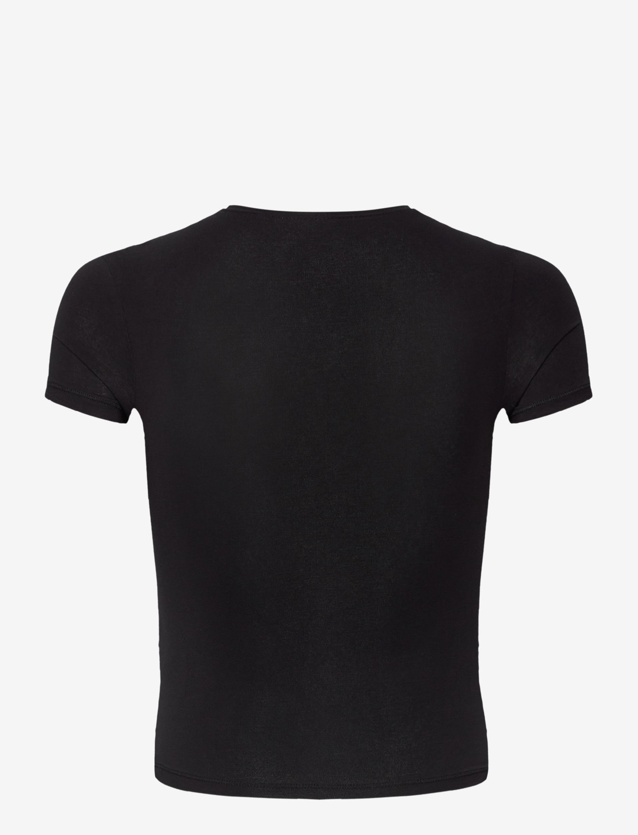 Weekday - Slim Fitted T-shirt - t-särgid - black - 1