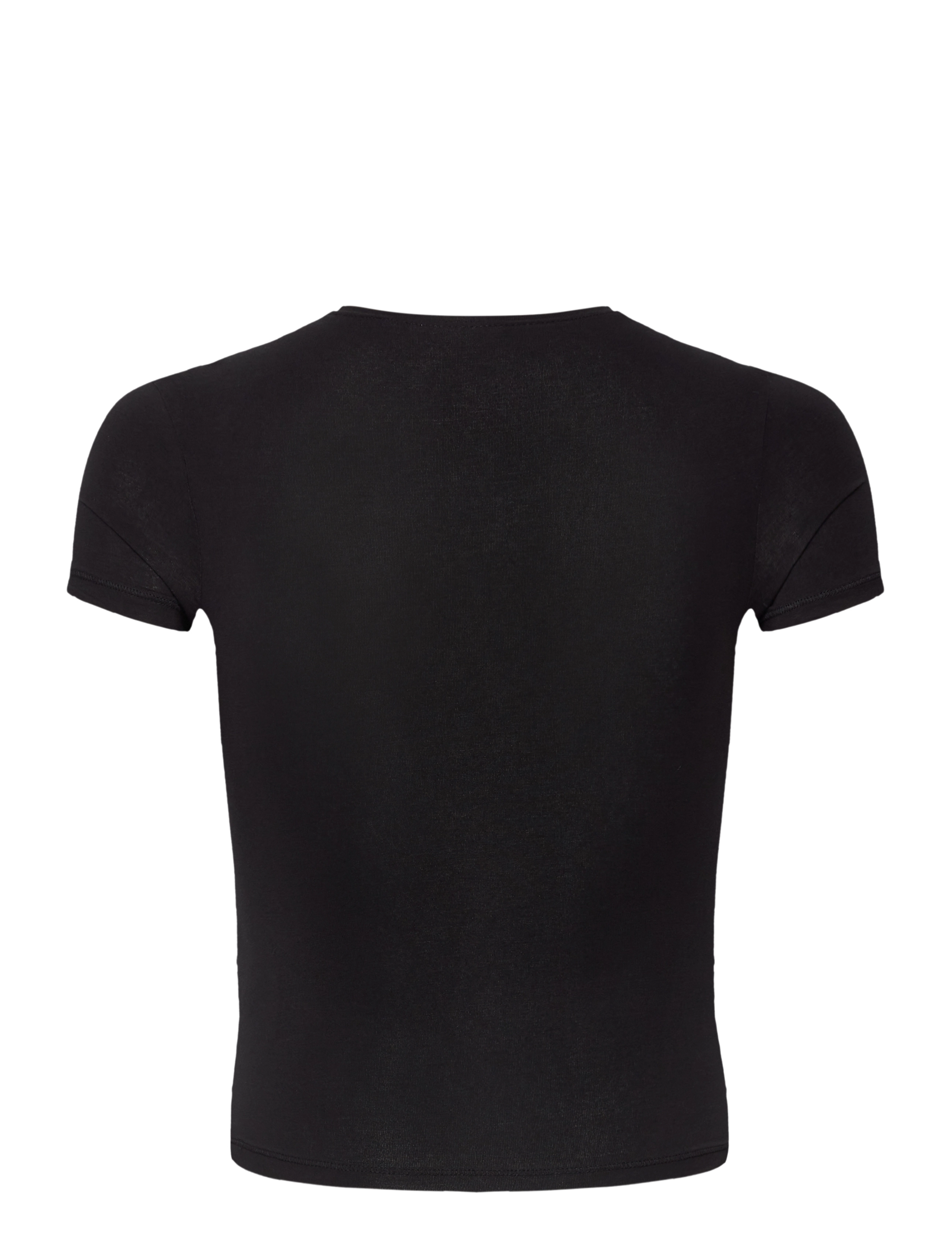 Weekday - Slim Fitted T-shirt - t-shirts - black - 1