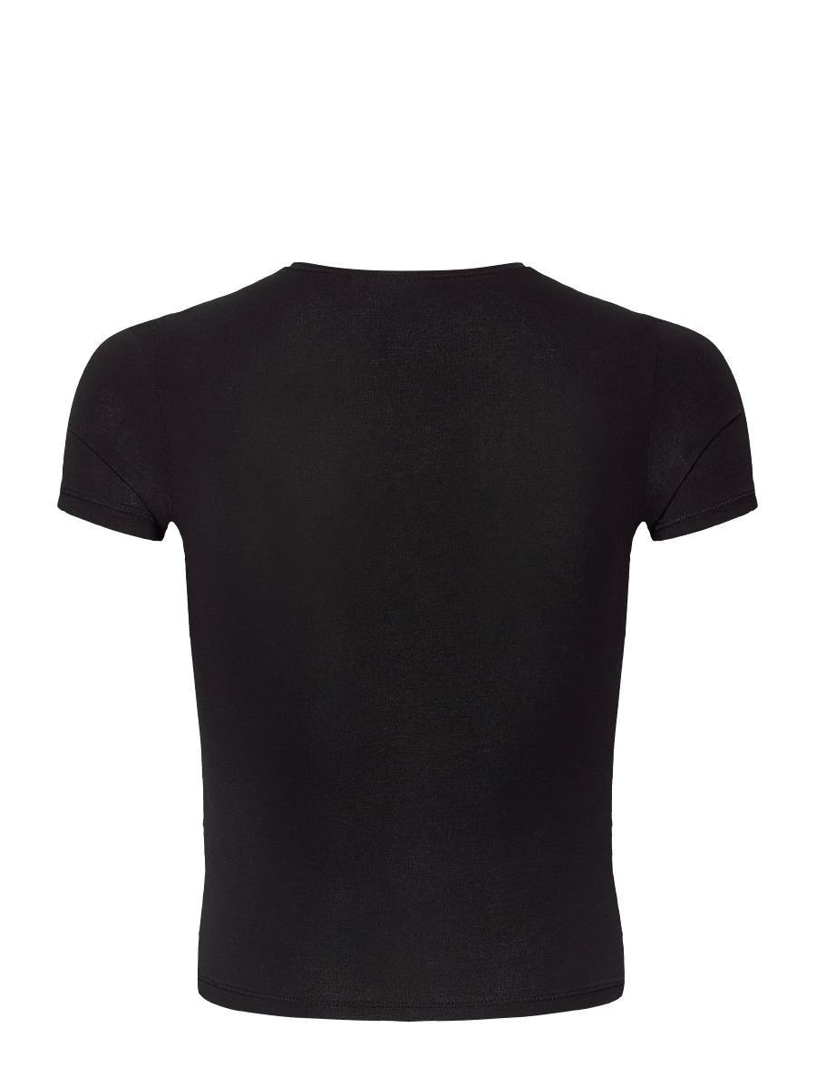 Weekday - Slim Fitted T-shirt - t-shirts - black - 1