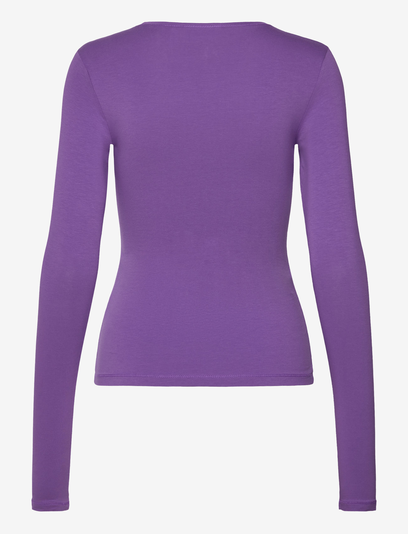 Weekday - Slim Fitted Long Sleeve - pitkähihaiset paidat - purple - 1