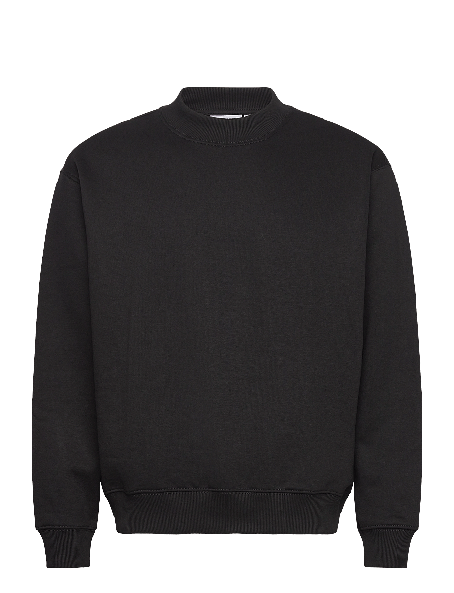 Weekday - Relaxed Heavy Sweatshirt - sweatshirts - black - 0