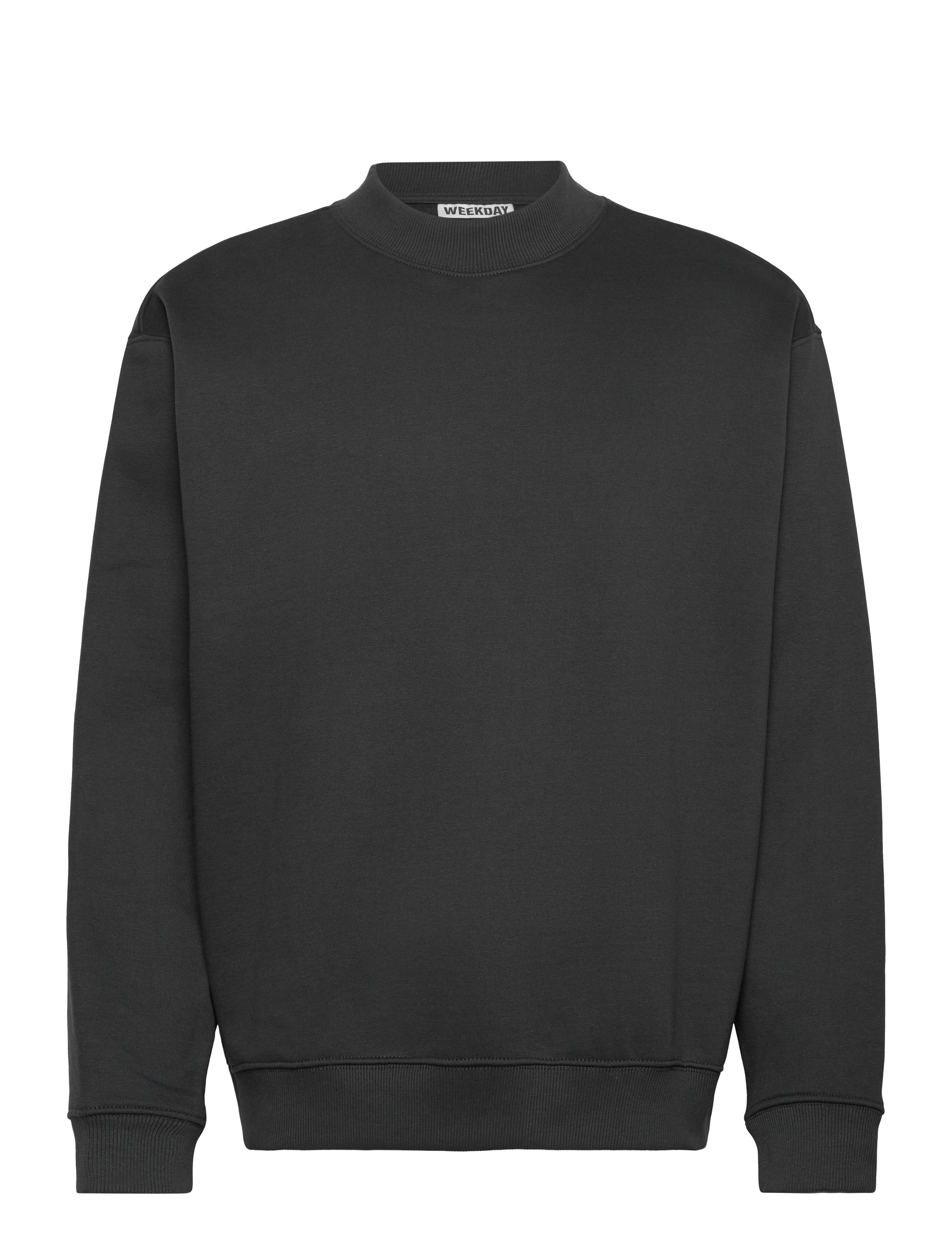Weekday Relaxed Heavy Sweatshirt, S, Sweatshirts & Hoodies, Schwarz - Sweatshirts, Männerswear