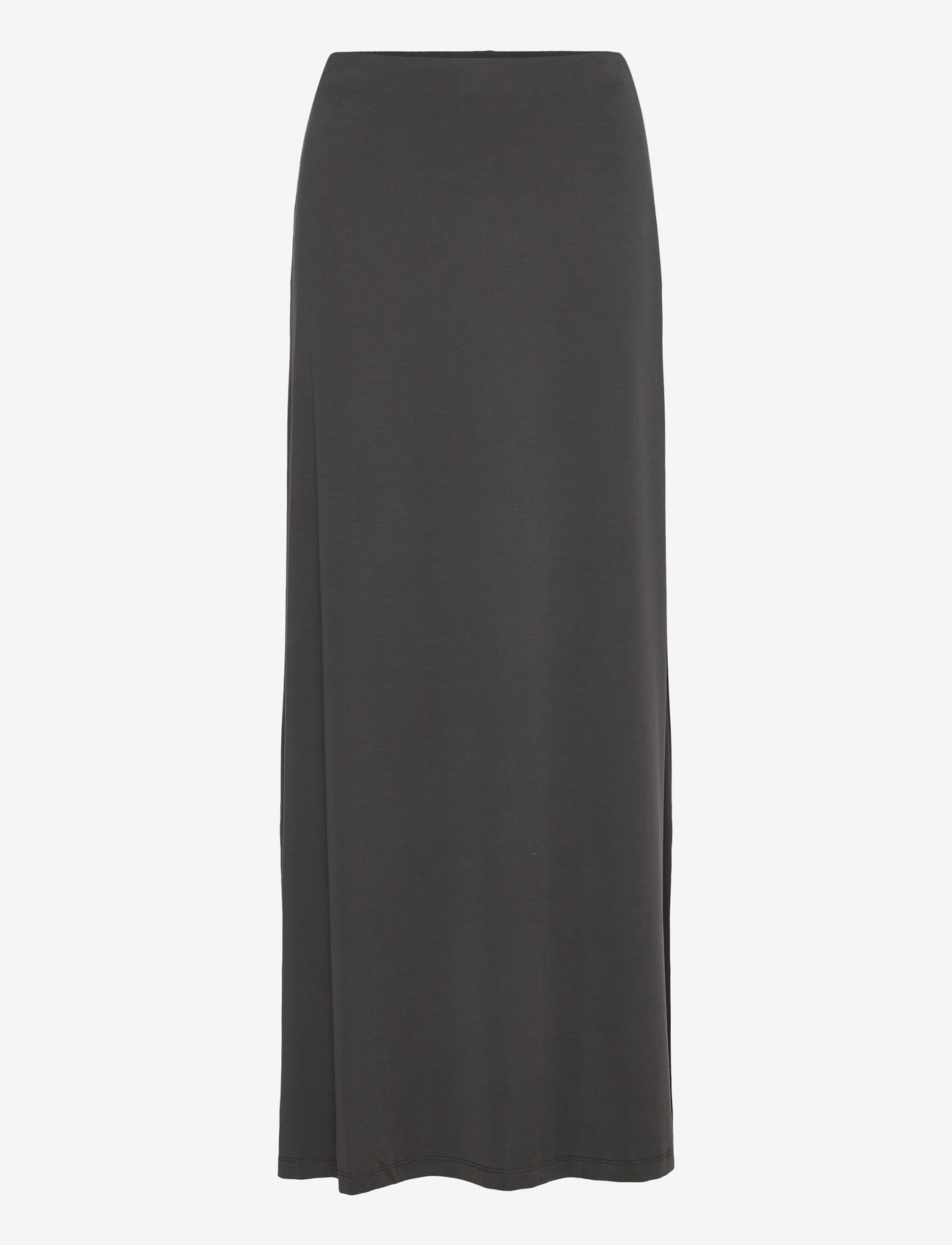 Weekday - Signe Drapy Maxi Skirt - maxikjolar - black - 0