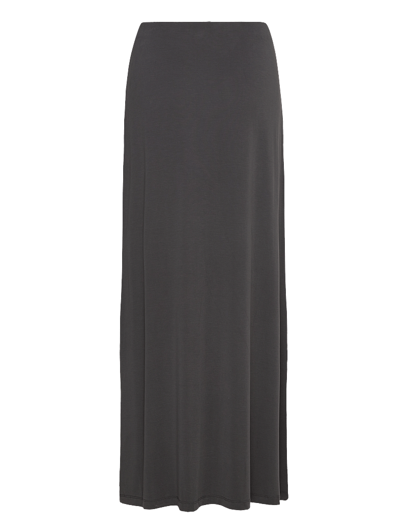 Weekday - Signe Drapy Maxi Skirt - maxikjolar - black - 1