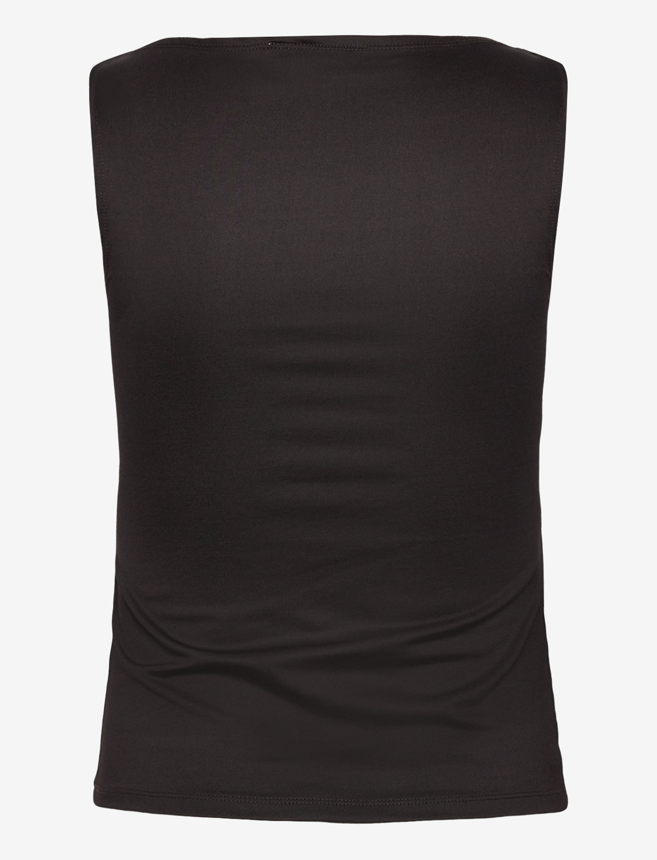 Weekday - Annie Boatneck Sleeveless top - linnen - black - 1