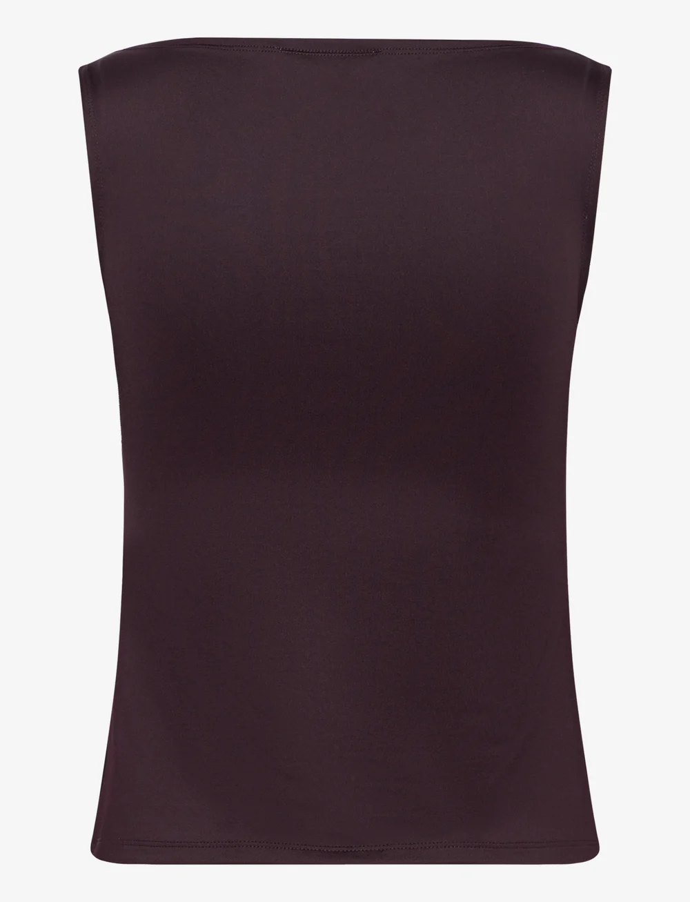 Weekday - Annie Boatneck Sleeveless top - Ärmellose tops - dark purple - 1