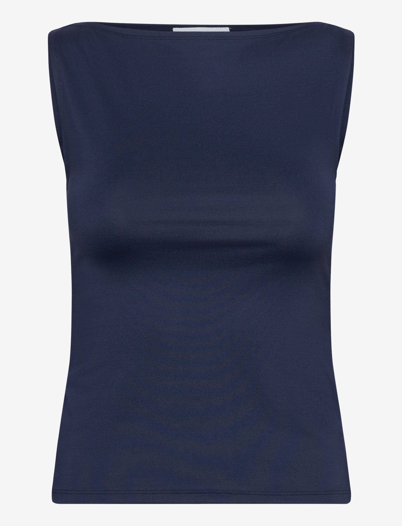 Weekday - Boatneck Sleeveless top - linnen - midnight blue - 0