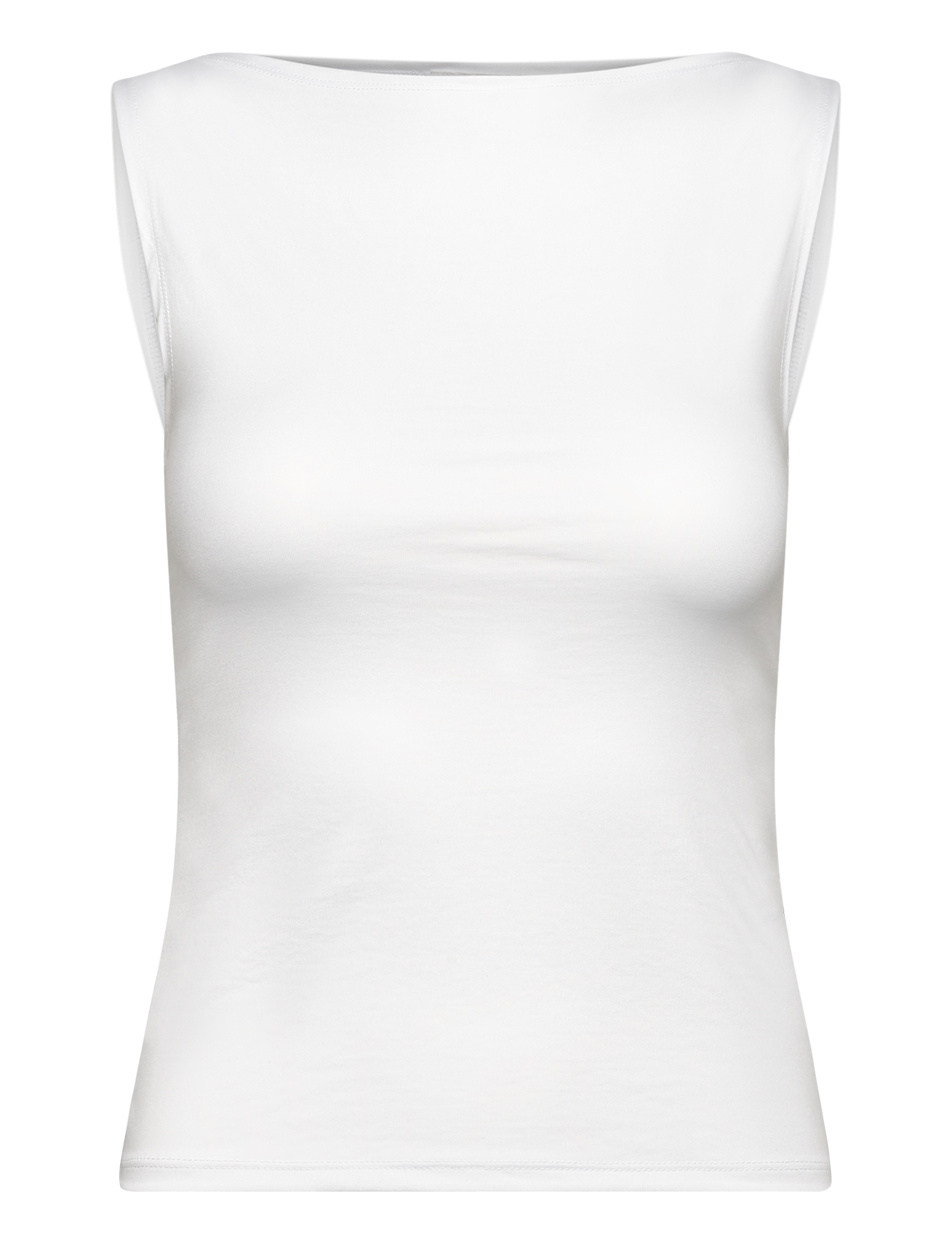 Weekday Annie Boatneck Sleeveless top - Noor - WHITE LIGHT / white