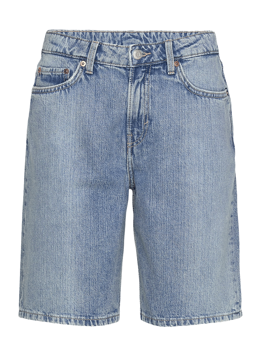 Weekday - Monterey Low Rise Denim Shorts - jeansshorts - blue fade - 0