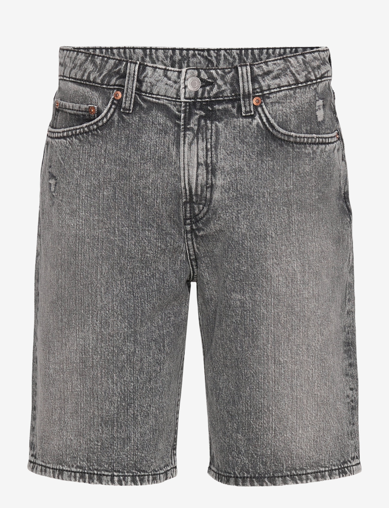 Weekday - Monterey Low Rise Denim Shorts - jorts - grey fade - 0