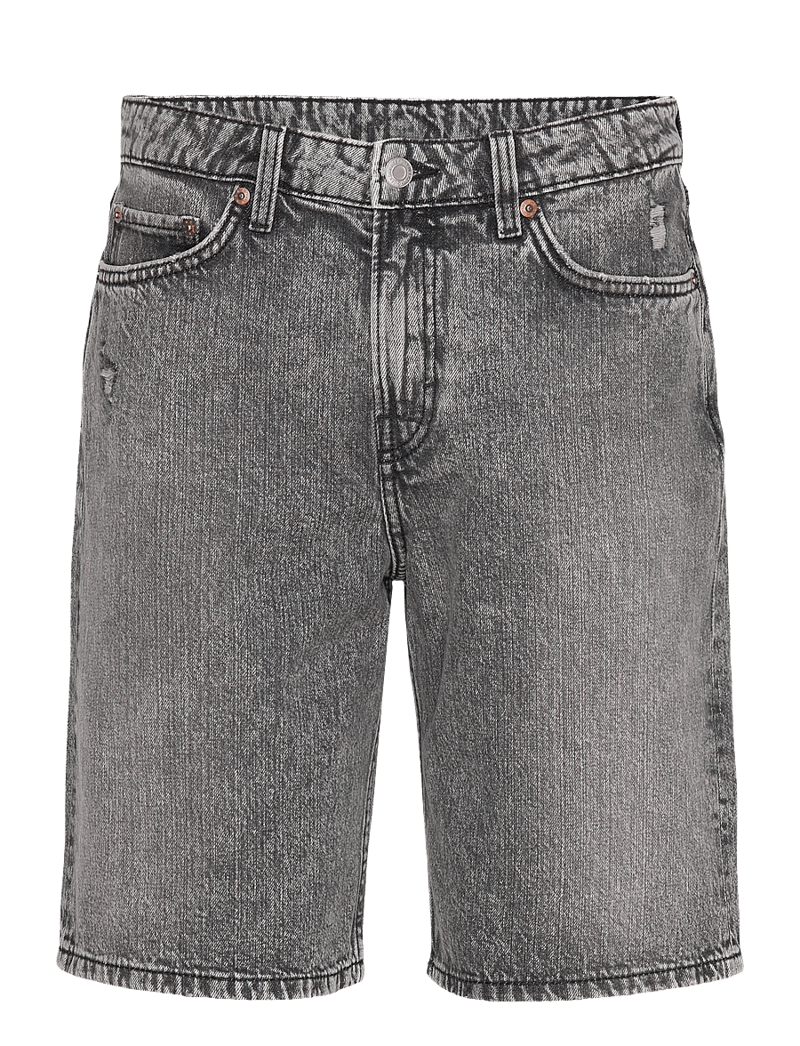 Weekday - Monterey Low Rise Denim Shorts - farkkushortsit - grey fade - 0