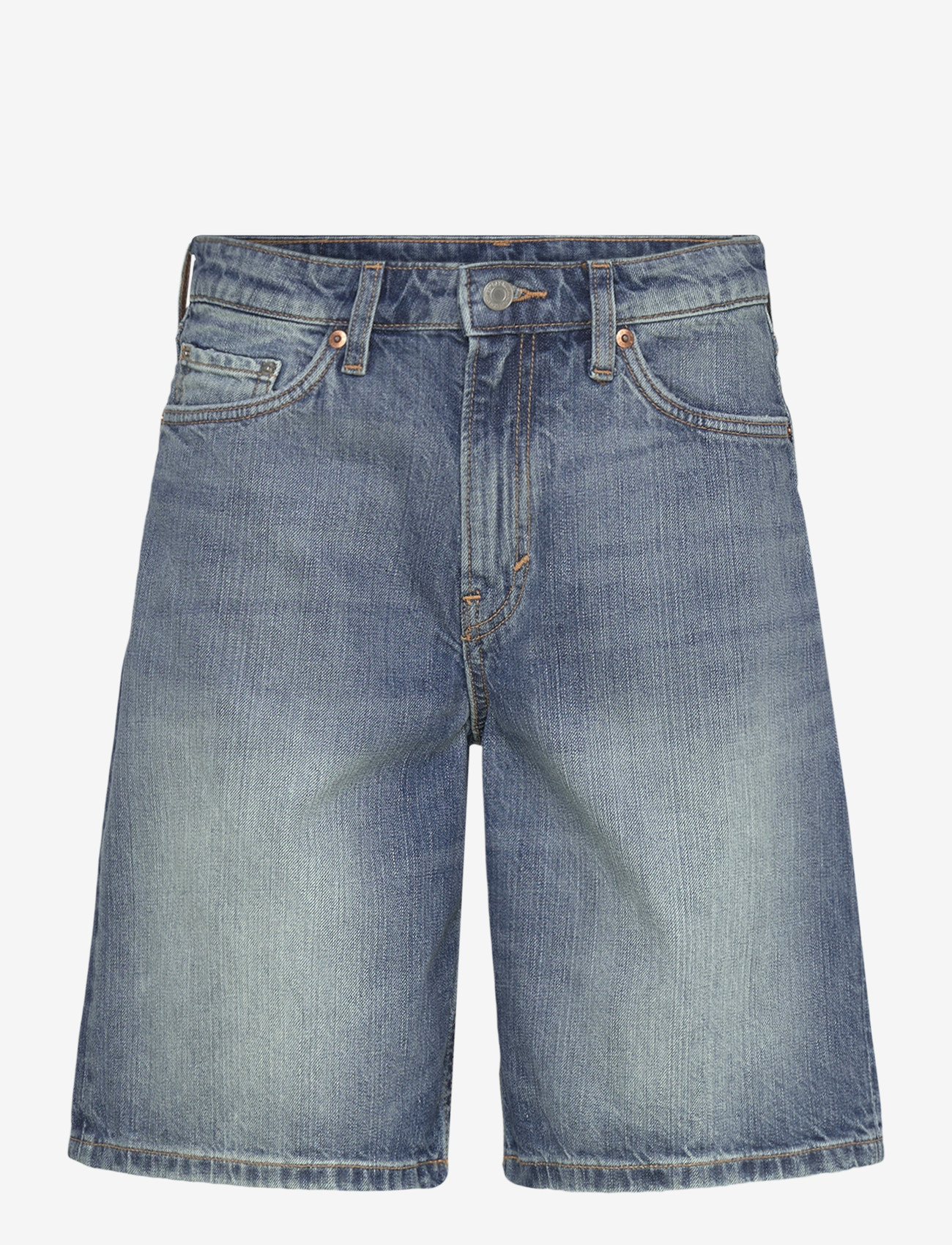 Weekday - Monterey Low Rise Denim Shorts - jorts - radio blue - 1