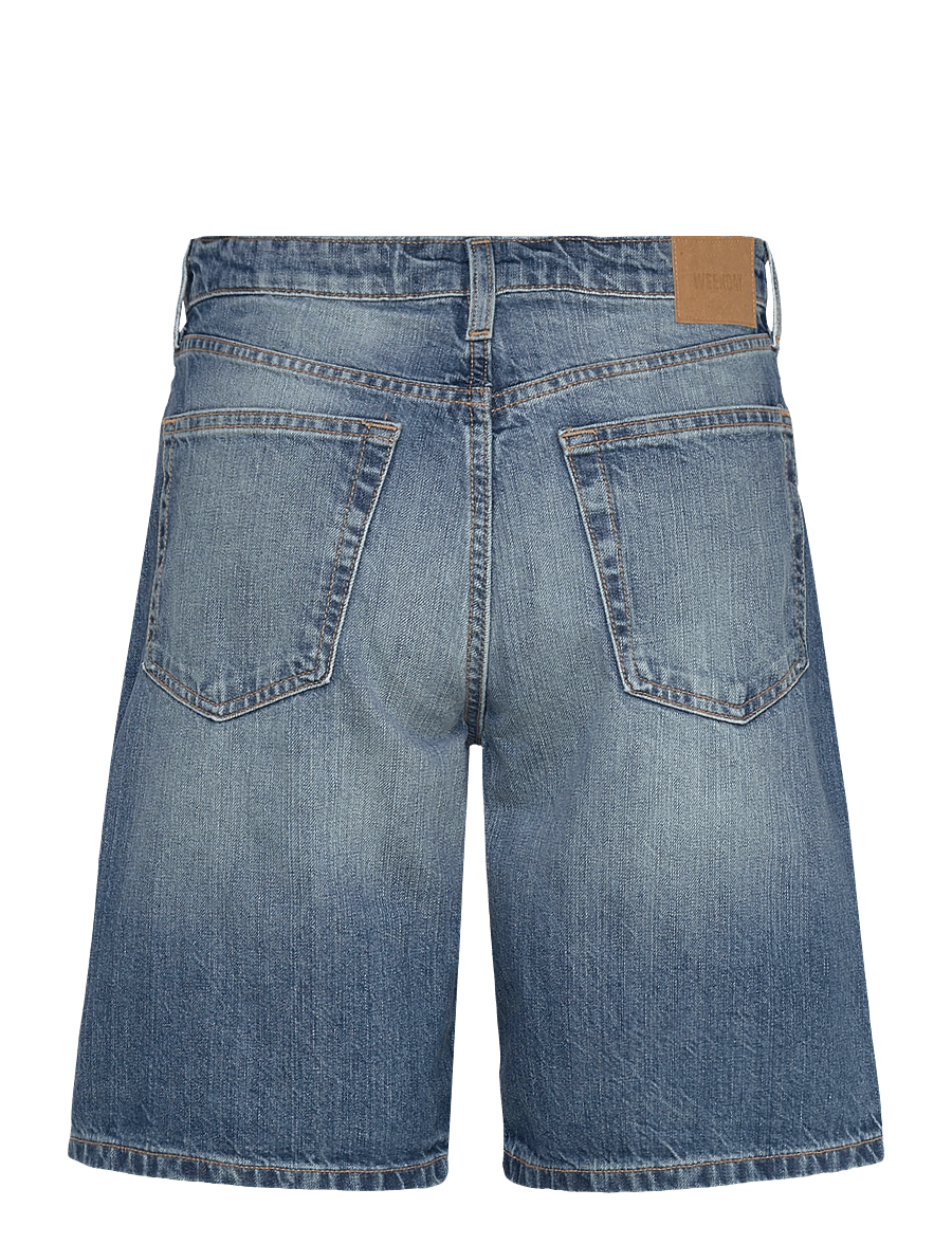 Weekday - Monterey Low Rise Denim Shorts - jorts - radio blue - 1