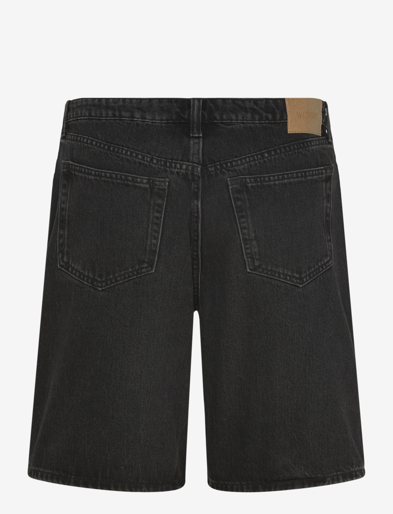 Weekday - Monterey Low Rise Denim Shorts - jorts - tuned black - 2
