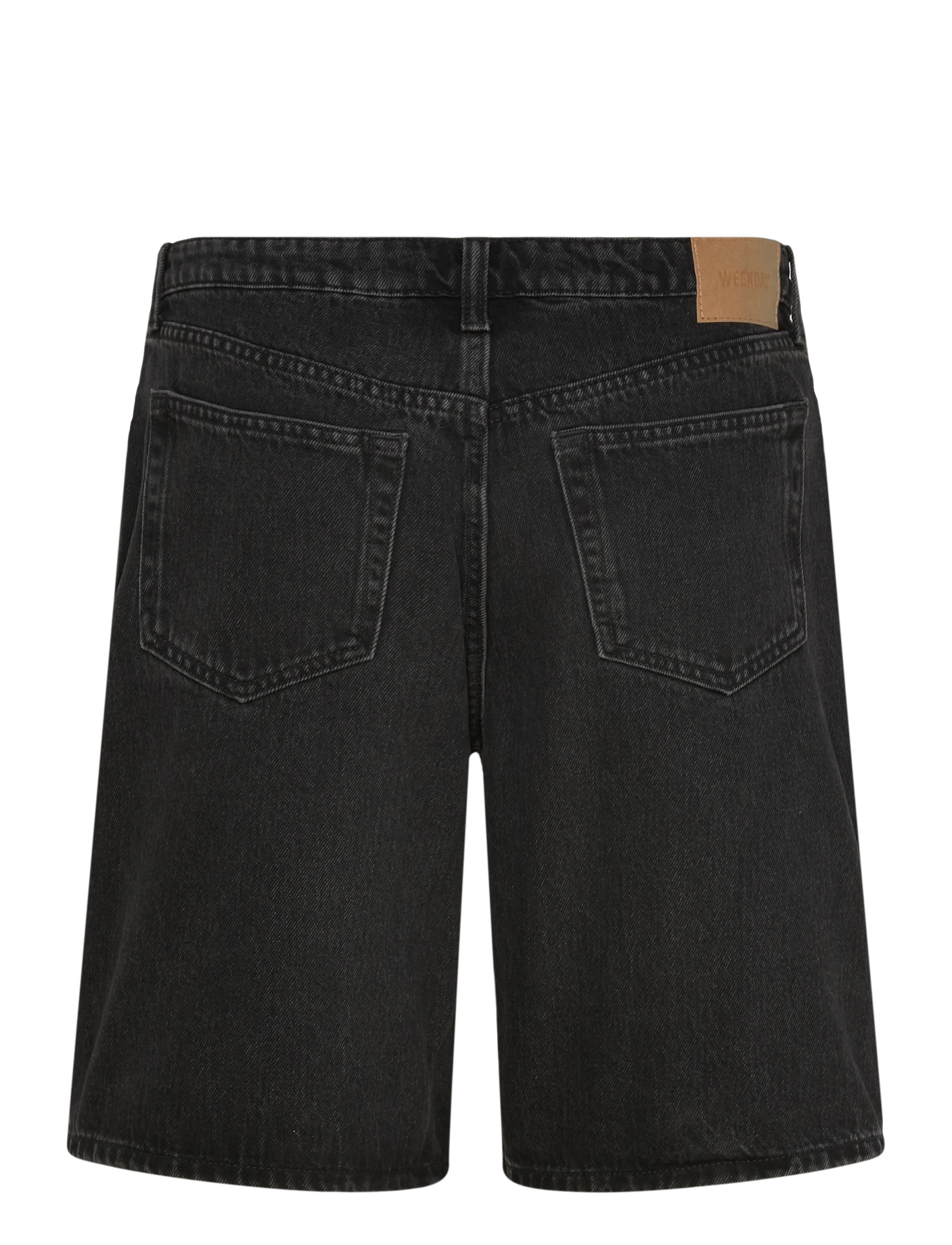 Weekday - Monterey Low Rise Denim Shorts - džinsa šorti - tuned black - 2