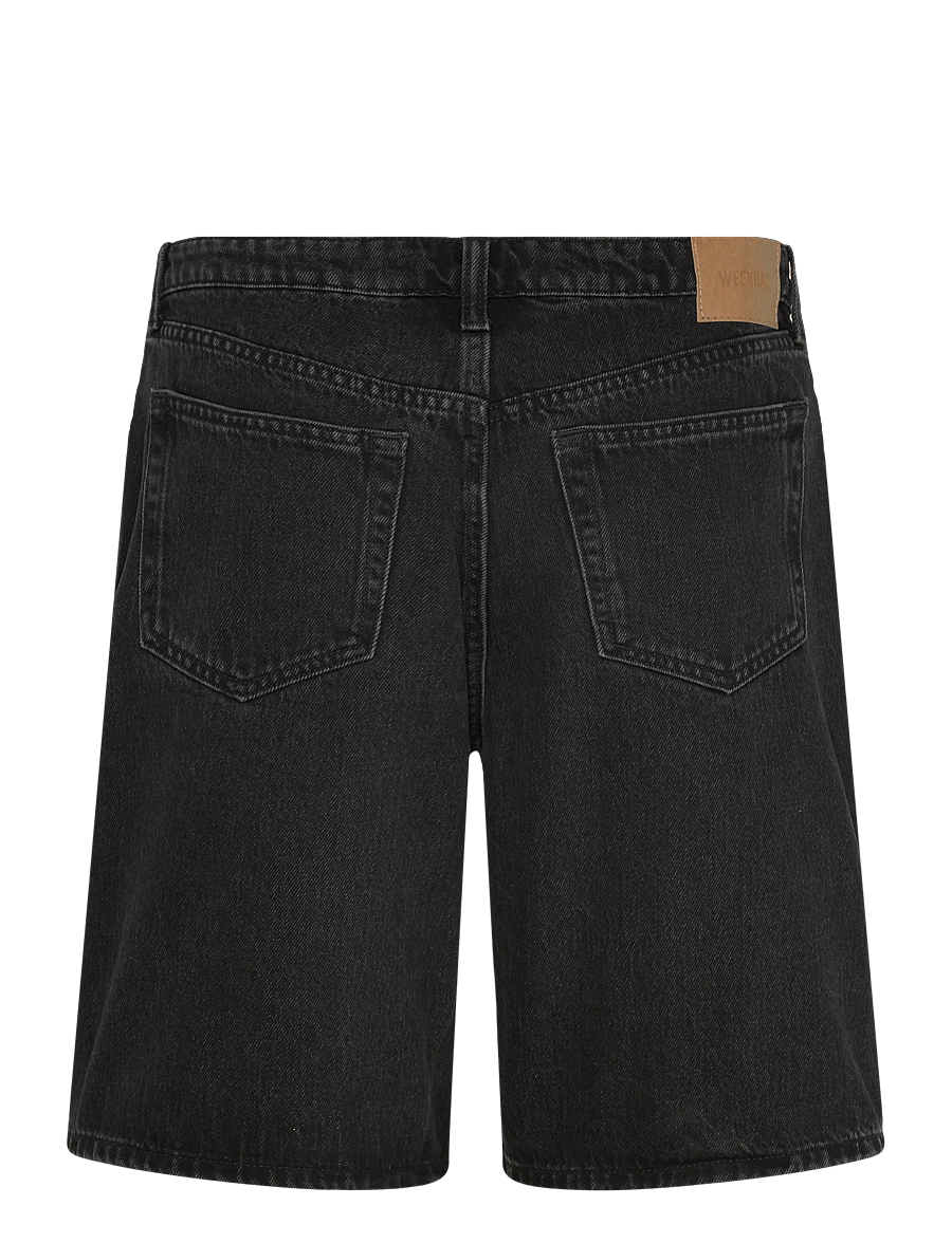 Weekday - Monterey Low Rise Denim Shorts - farkkushortsit - tuned black - 2