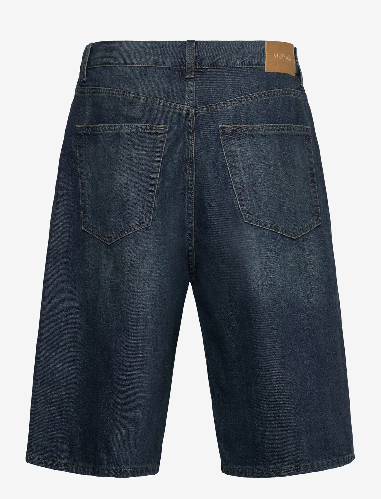 Weekday - Astro Denim Loose Baggy Shorts - jeansshorts - lake blue - 1