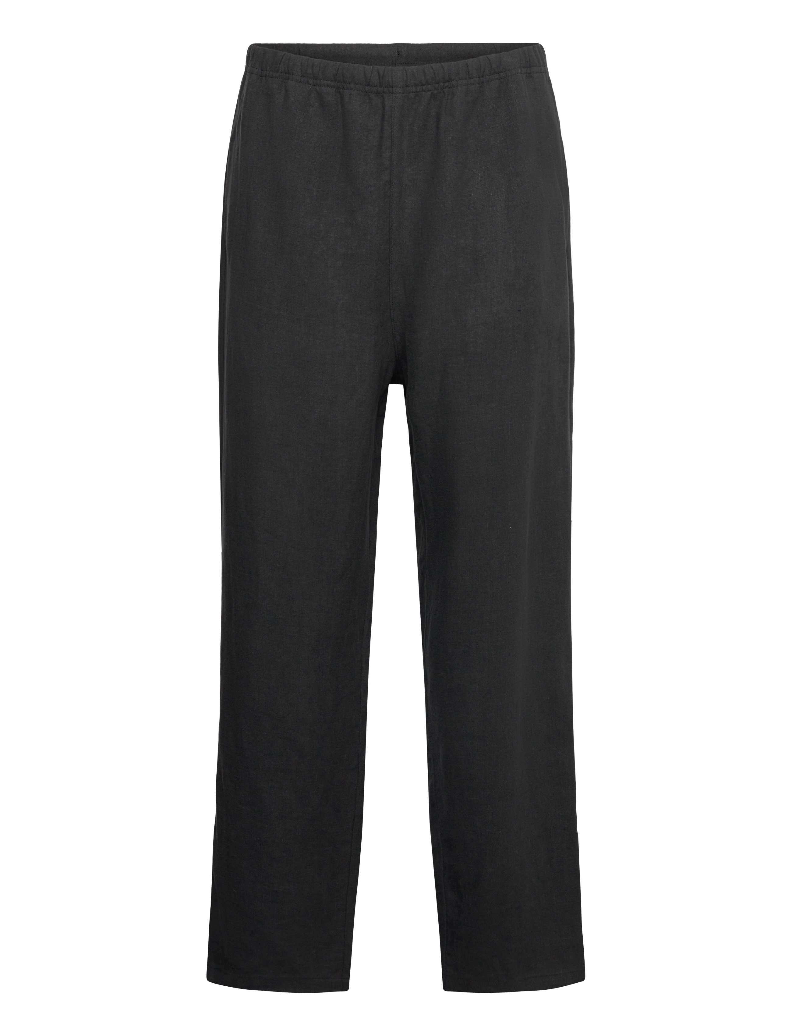 Weekday Relaxed Linen Joggers - Deals - BLACK / black
