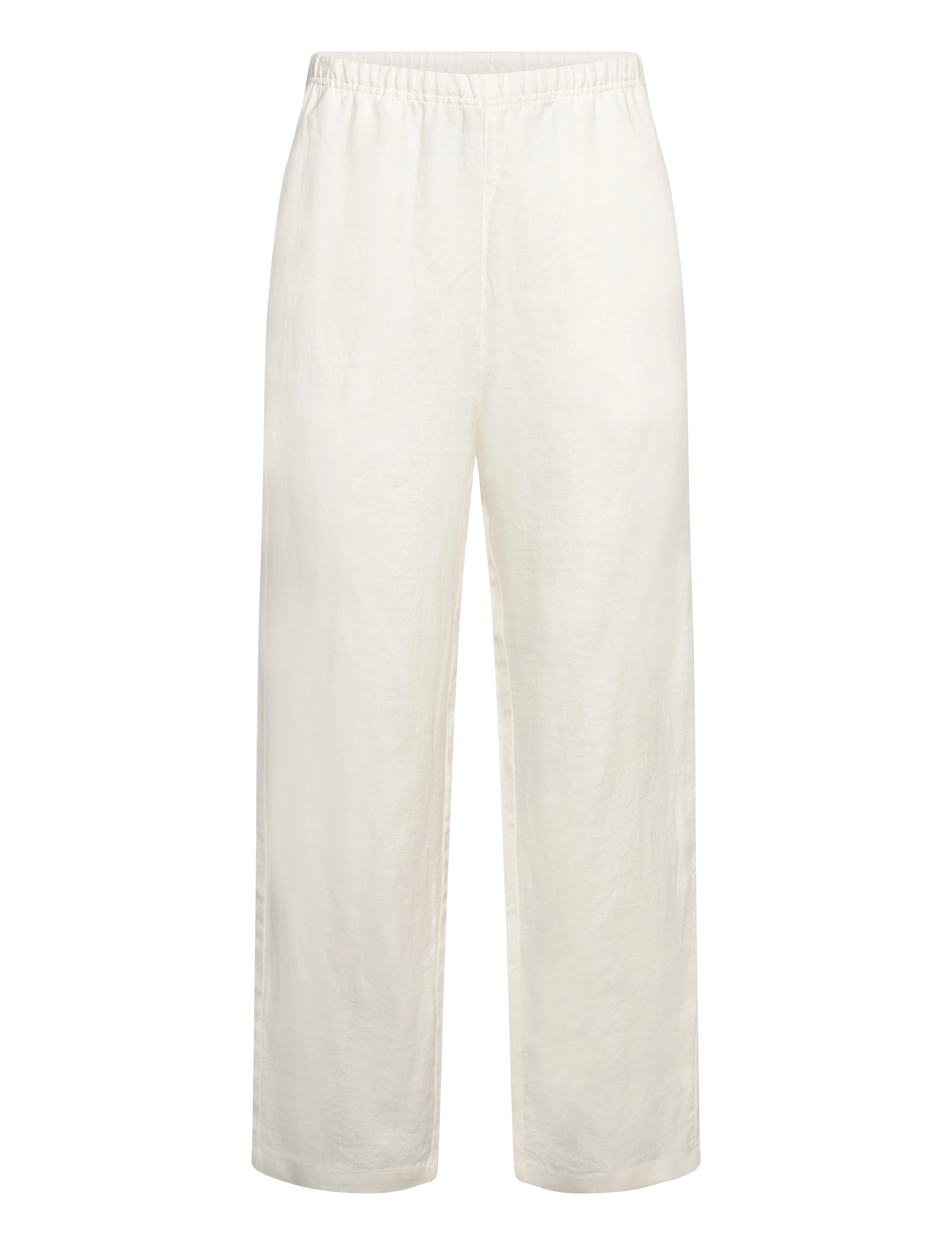 Weekday Relaxed Linen Joggers, Mænd, Afslappede Hør Joggers, Hvid, Str: S
