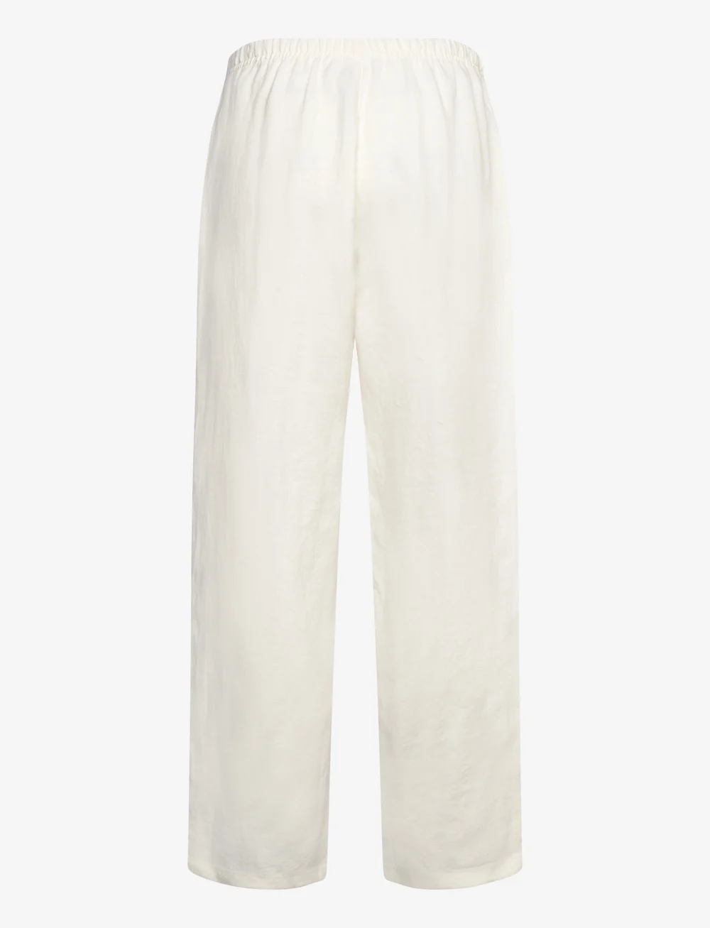 Weekday - Relaxed Linen Joggers - hørbukser - white - 1