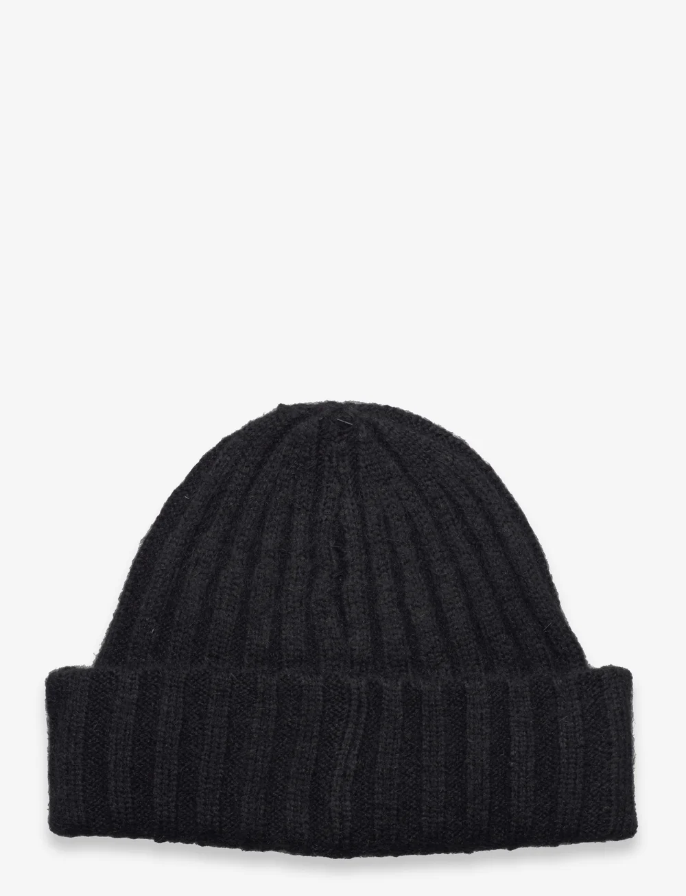 Weekday - Soft Ribbed Beanie - huer - black - 1