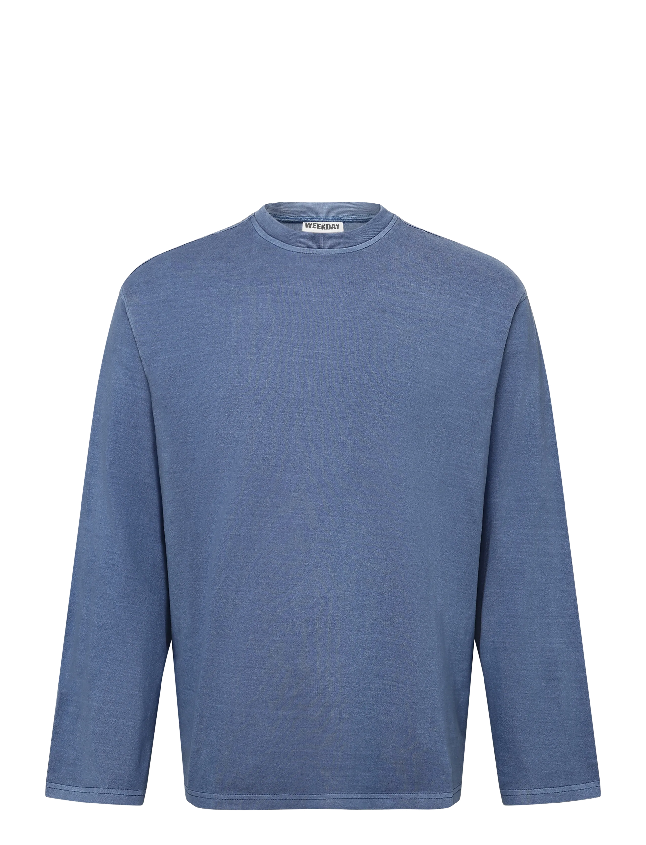Weekday Oversized Long Sleeve T-shirt - T-Shirts & Tops - BLUE WASHED / blue
