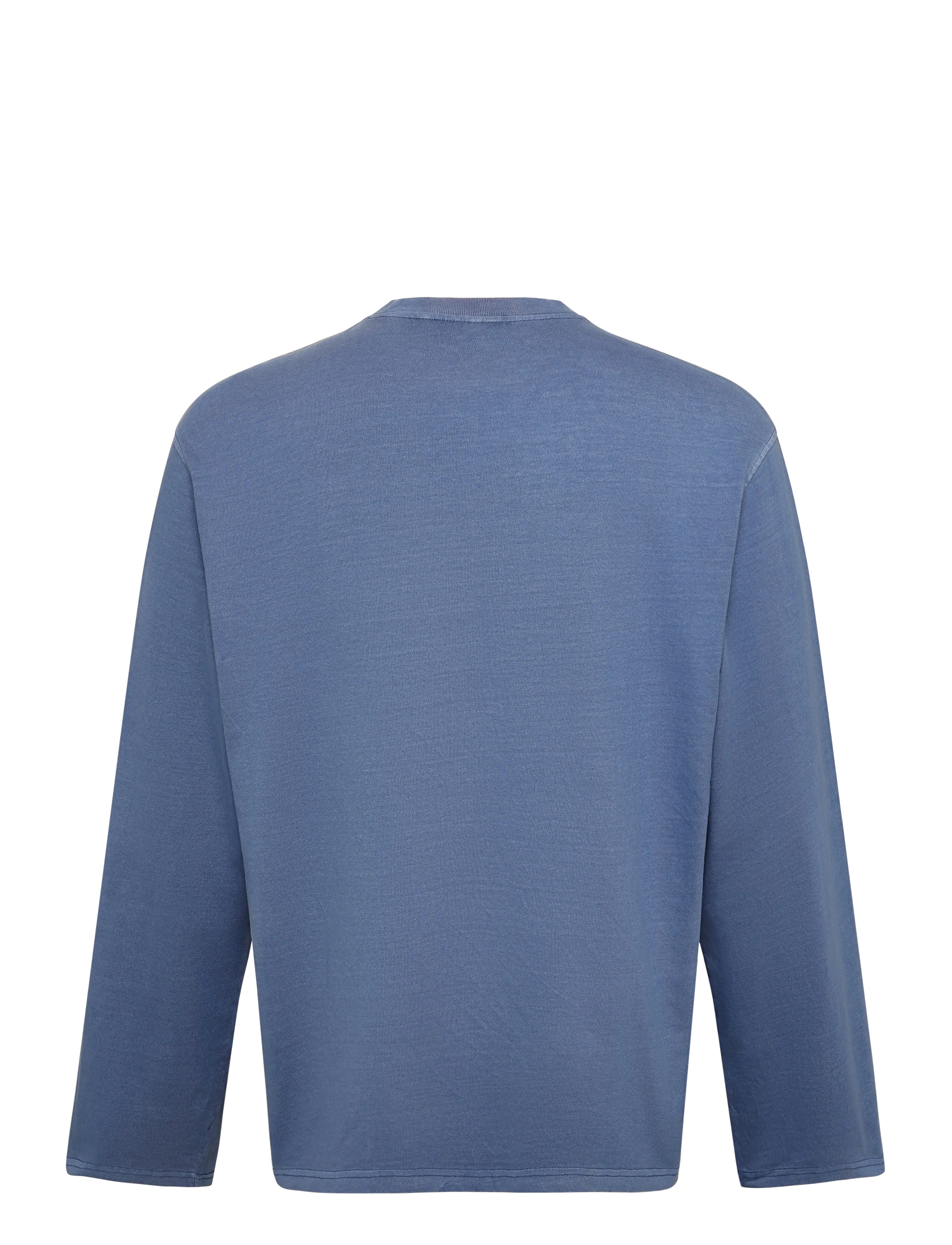 Weekday - Oversized Long Sleeve T-shirt - langärmlige tops - blue washed - 1