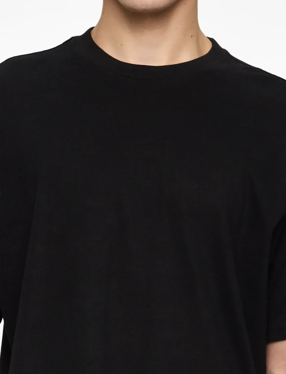 Weekday - Great Boxy Heavyweight T-Shirt - kurzärmelig - black - 5